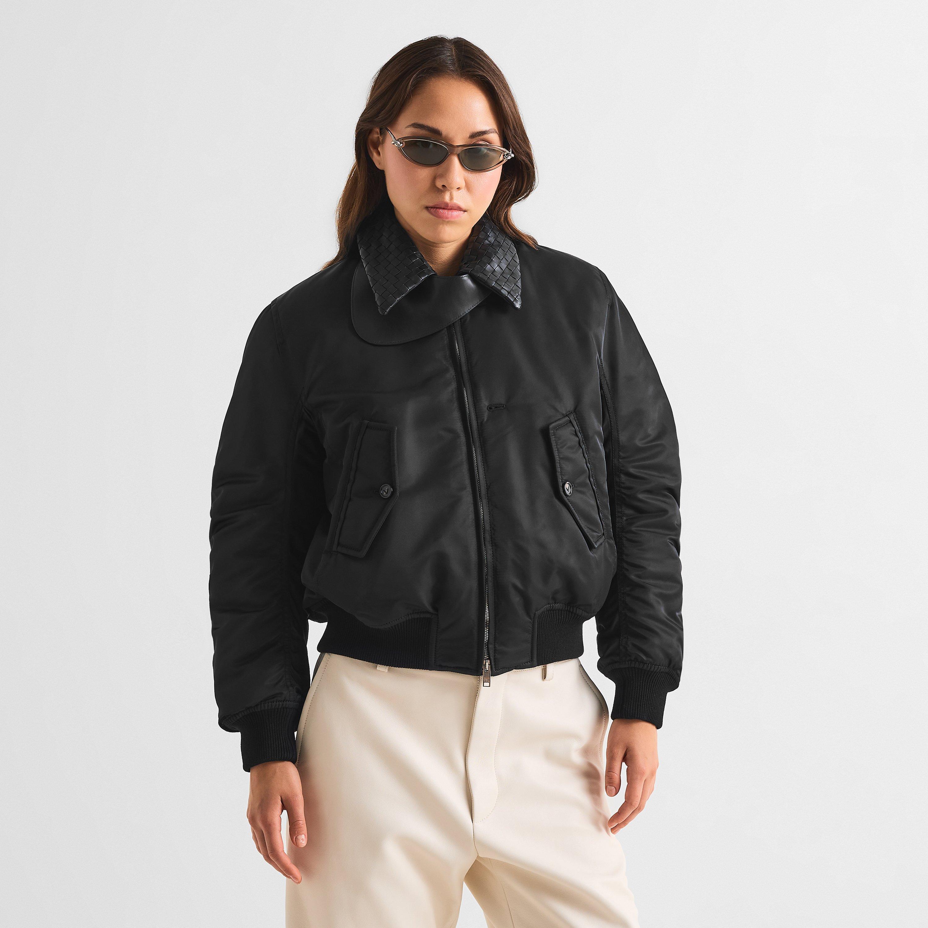Double Black - Bottega Veneta - Women's Short Puffer Jacket - 3
