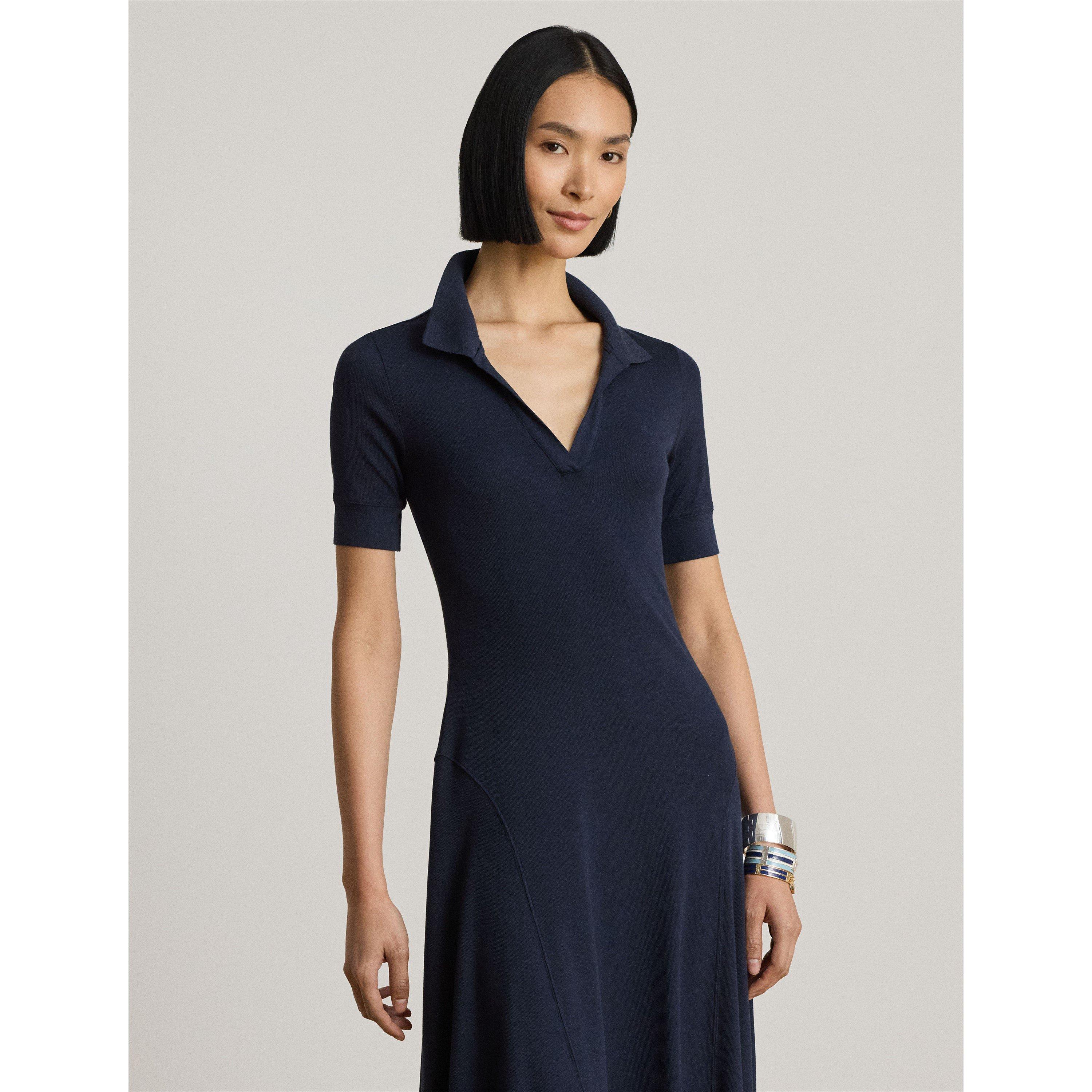 Lauren Navy - Lauren by Ralph Lauren - Women's Knitted Jumper Dress - 2