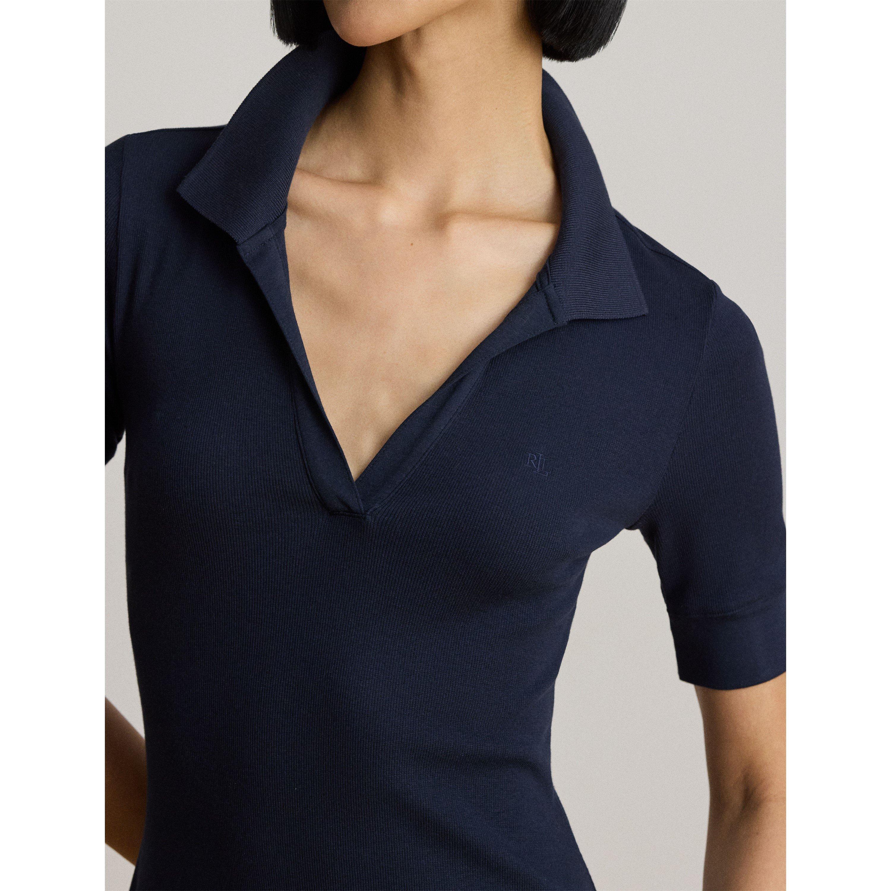 Lauren Navy - Lauren by Ralph Lauren - Women's Knitted Jumper Dress - 4