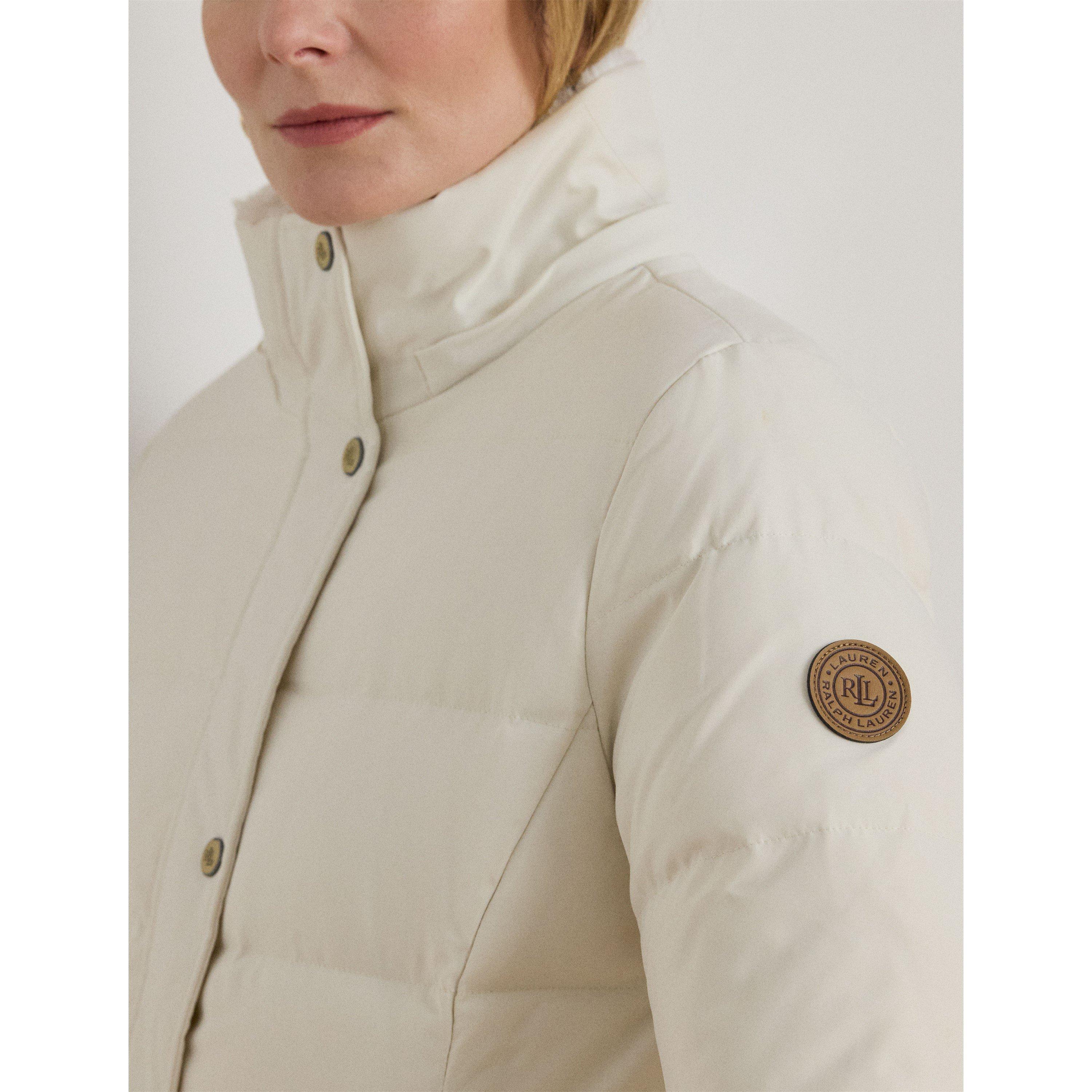 CREAM - Lauren by Ralph Lauren - LRL Fur Hd Coat Ld64 - 4