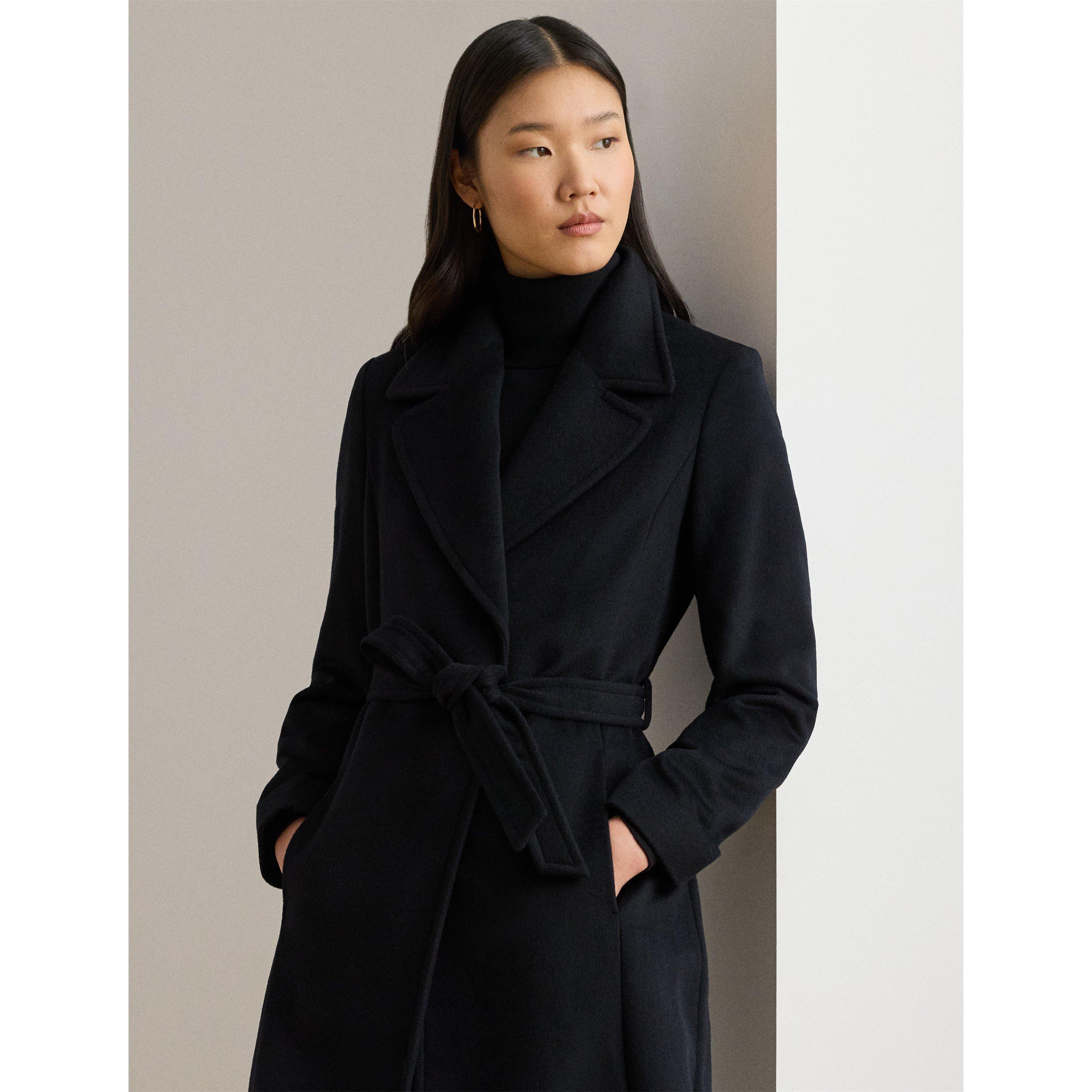 BLACK - Lauren by Ralph Lauren - LRL Wool Wrap Ld64 - 2