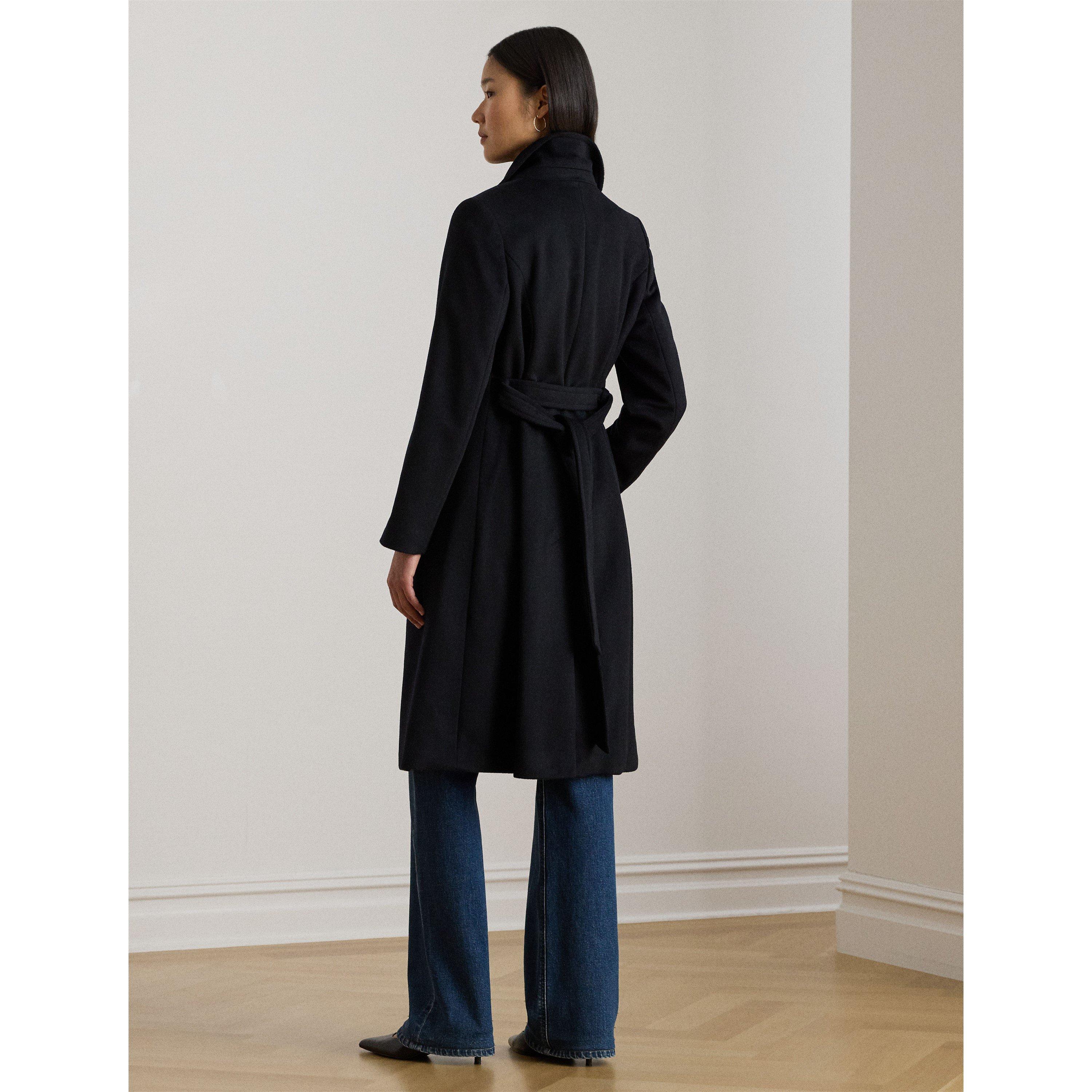 BLACK - Lauren by Ralph Lauren - LRL Wool Wrap Ld64 - 3