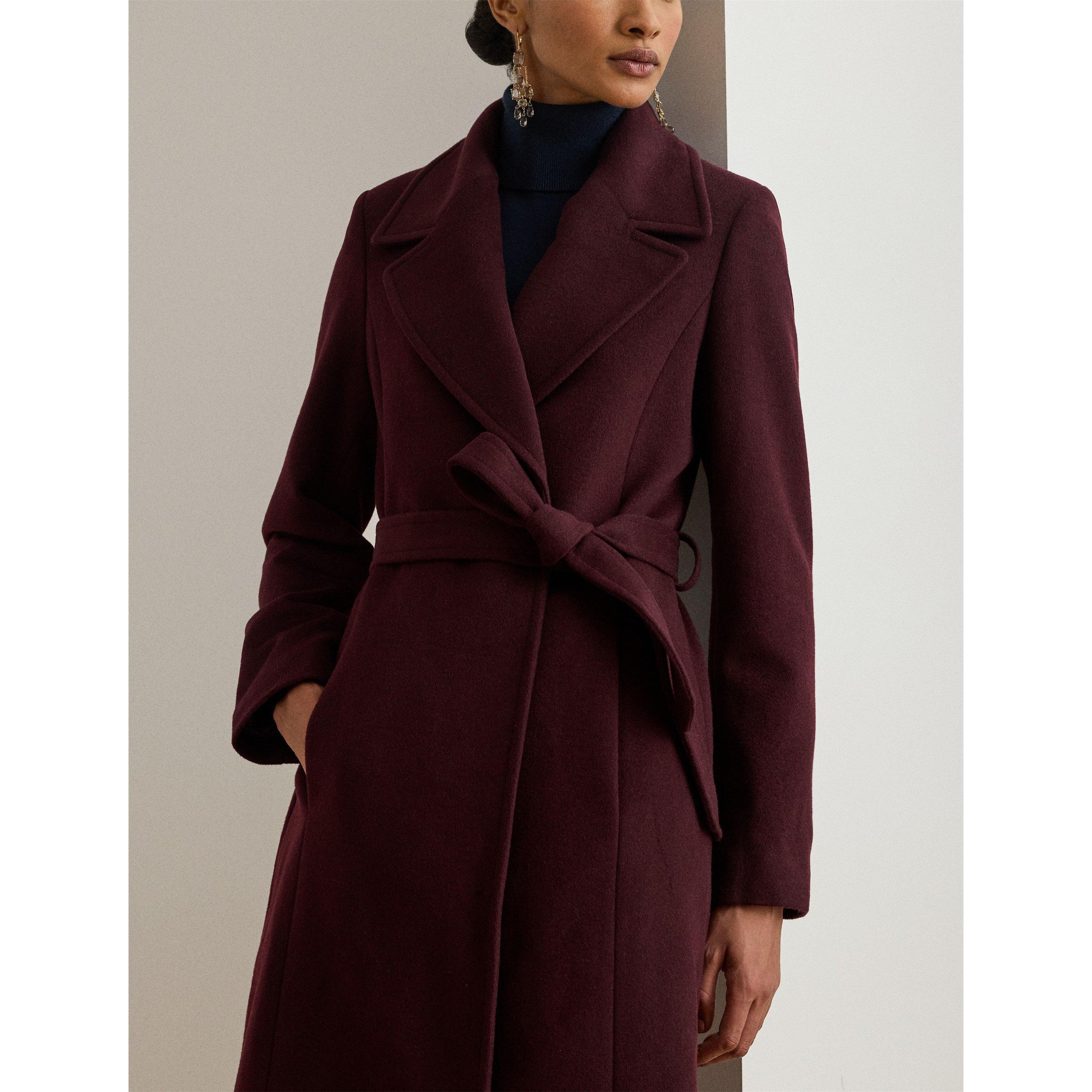 PINOT NOIR - Lauren by Ralph Lauren - LRL Wool Wrap Ld64 - 4