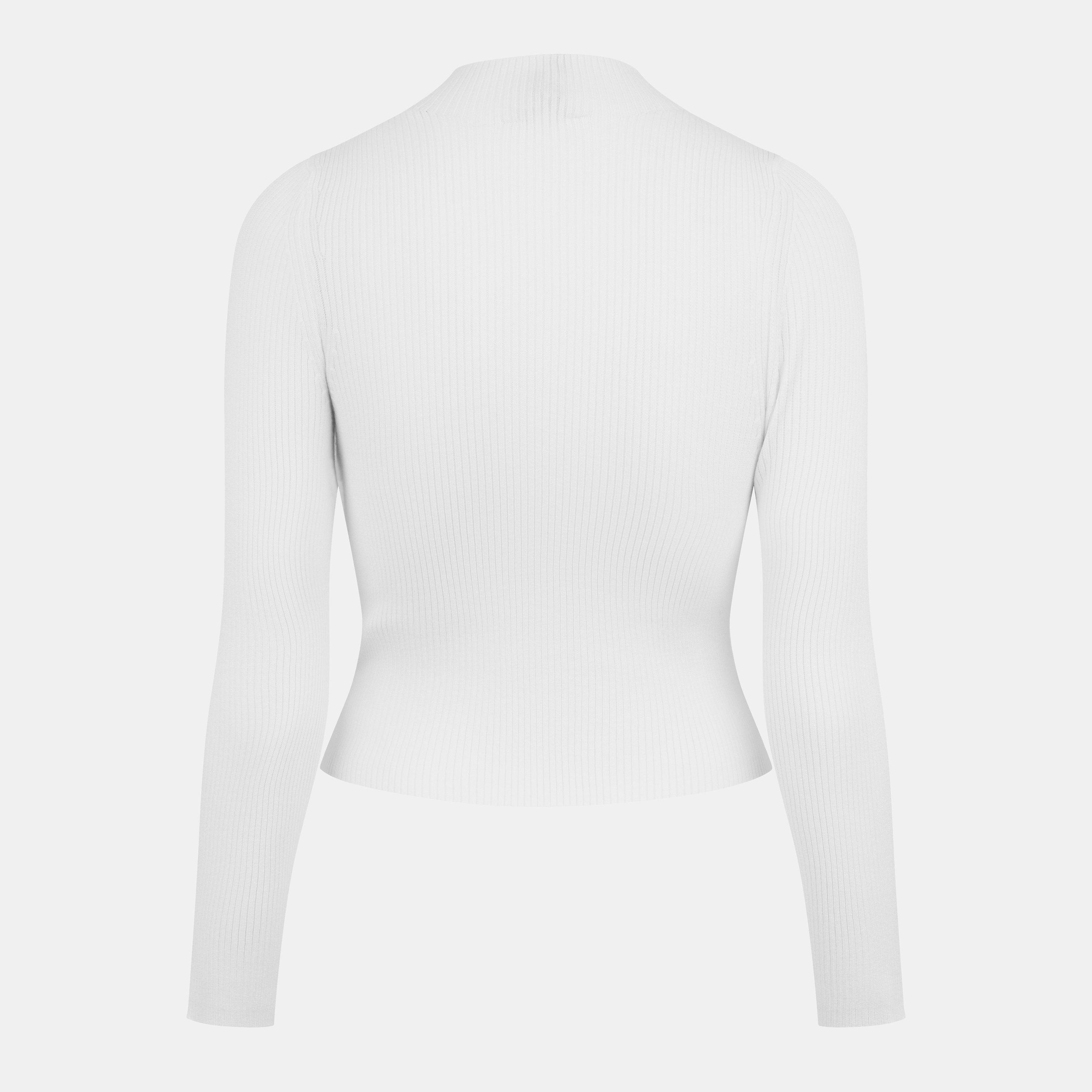 Vintage White - Jack Wills - Women's Rib Turtleneck Jumper - 2