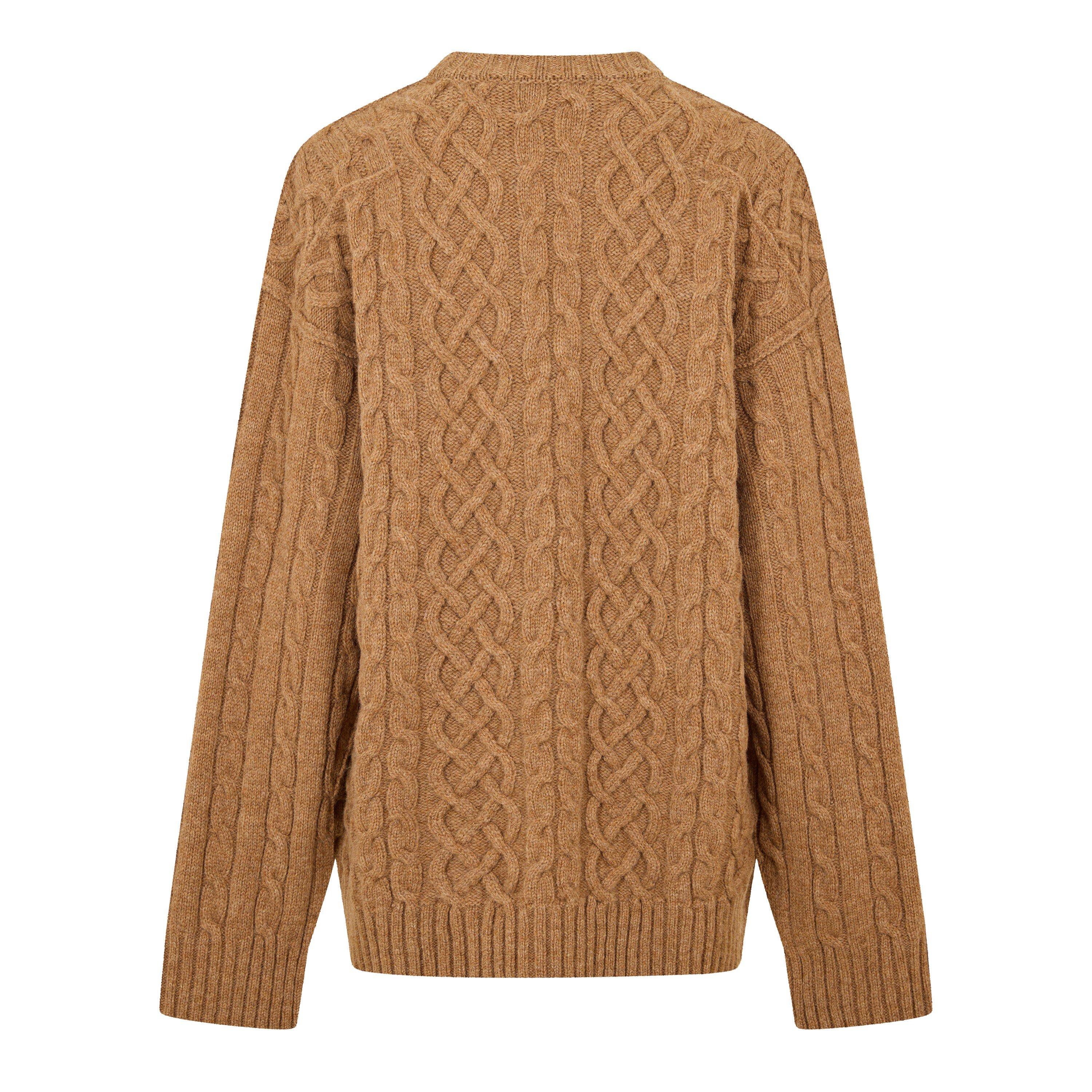 Brown - Moschino - Moschino Crew Sweatr Ld99 - 2