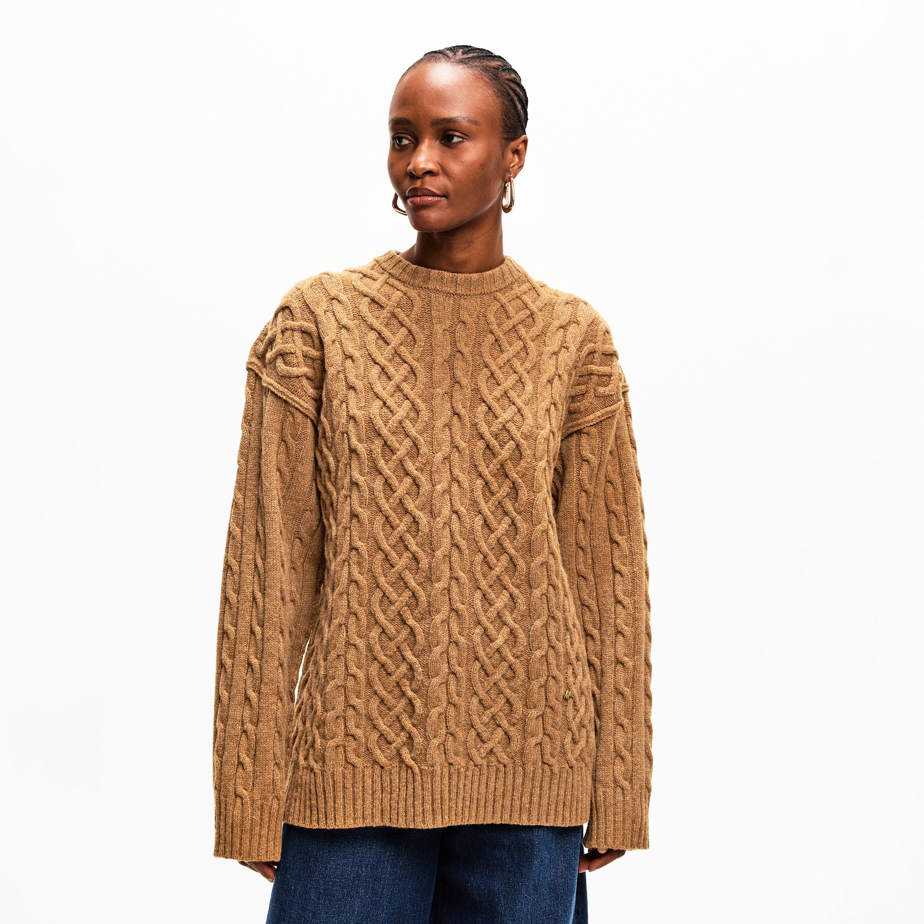 Brown - Moschino - Women's Crew Sweatshirt - 3