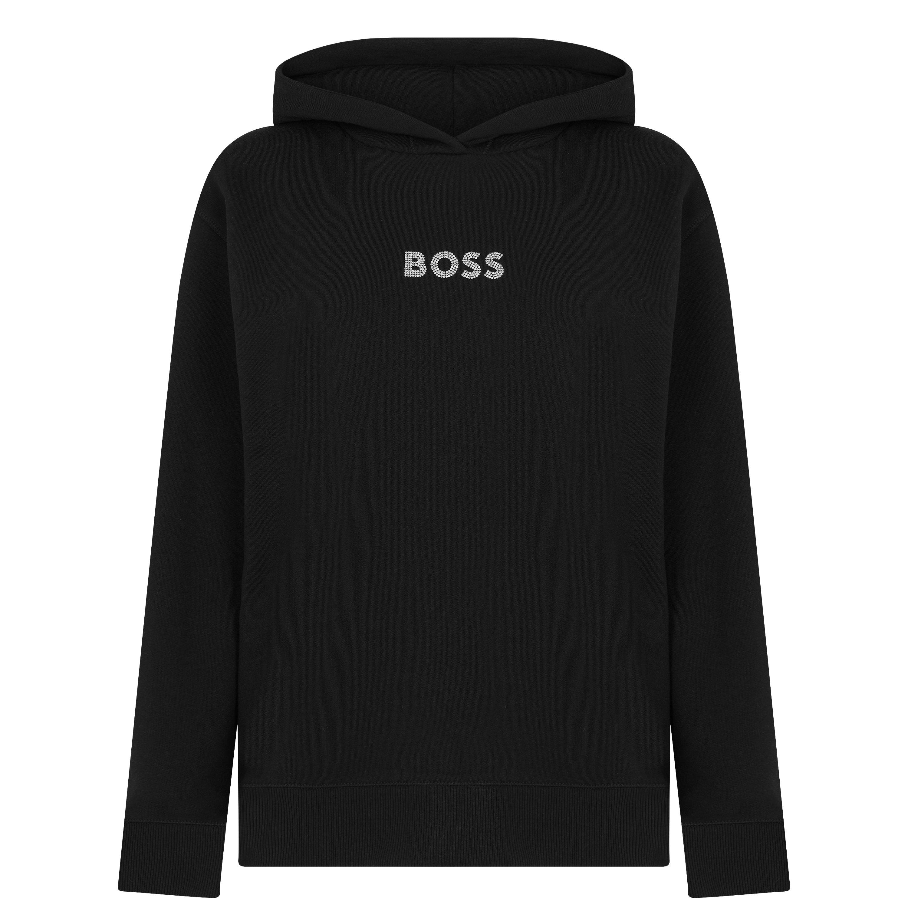 Black 001 - Boss - Women's Edelight Hoodie, Clean Lines, Minimalist Design - 1