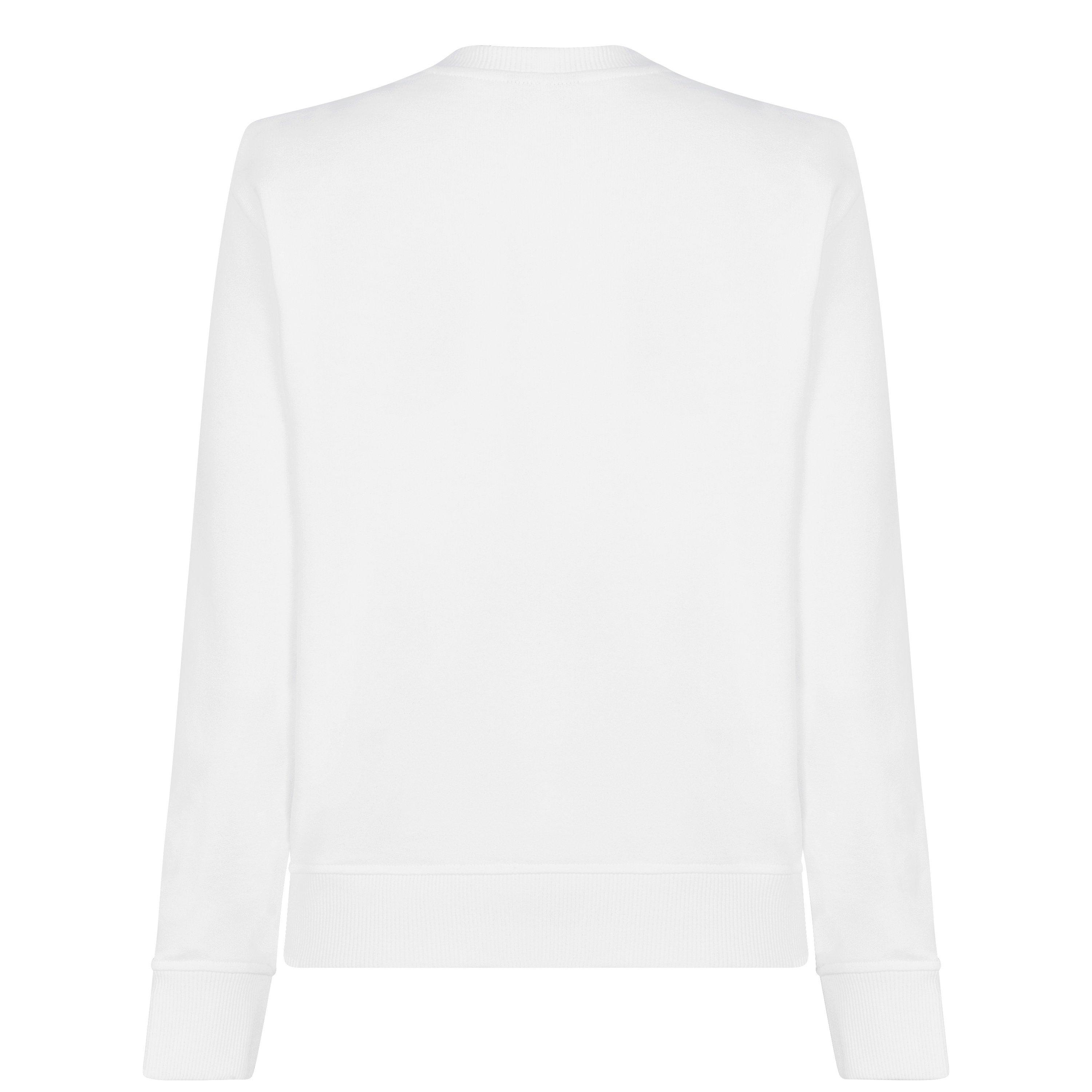 White 100 - Boss - Women's Crew Sweatshirt, Sparkling Diamante - 7