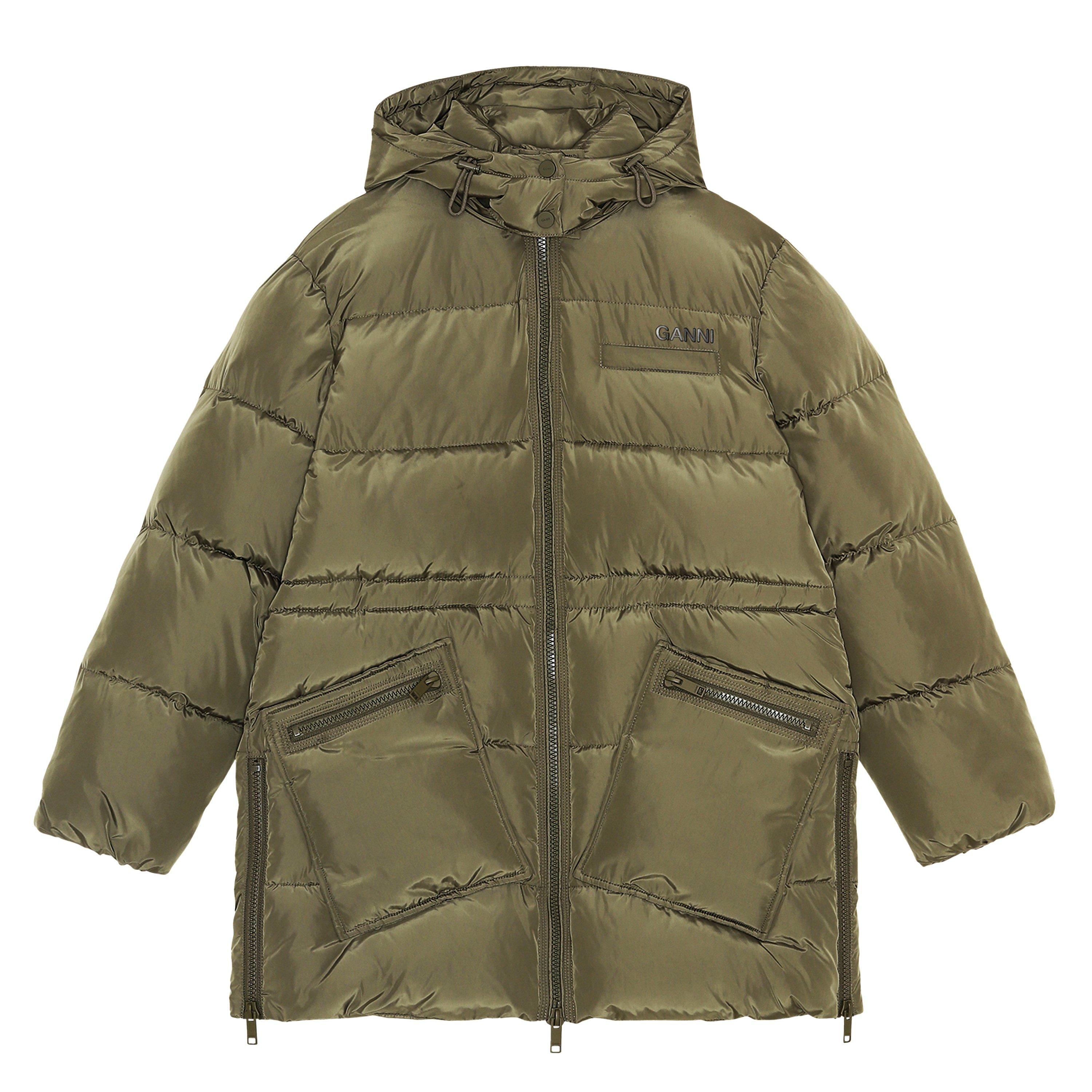 Kalamata - Ganni - Women's Tech Oversized Long Sleeve Short Puffer Jacket - 5