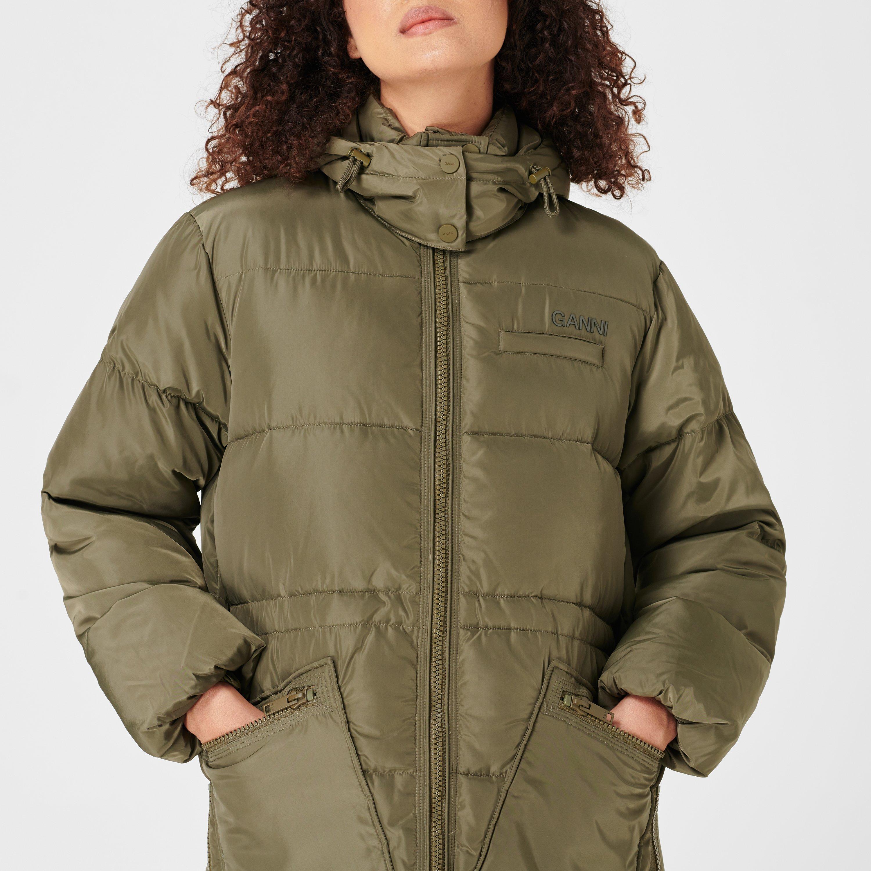 Kalamata - Ganni - Women's Tech Oversized Long Sleeve Short Puffer Jacket - 3