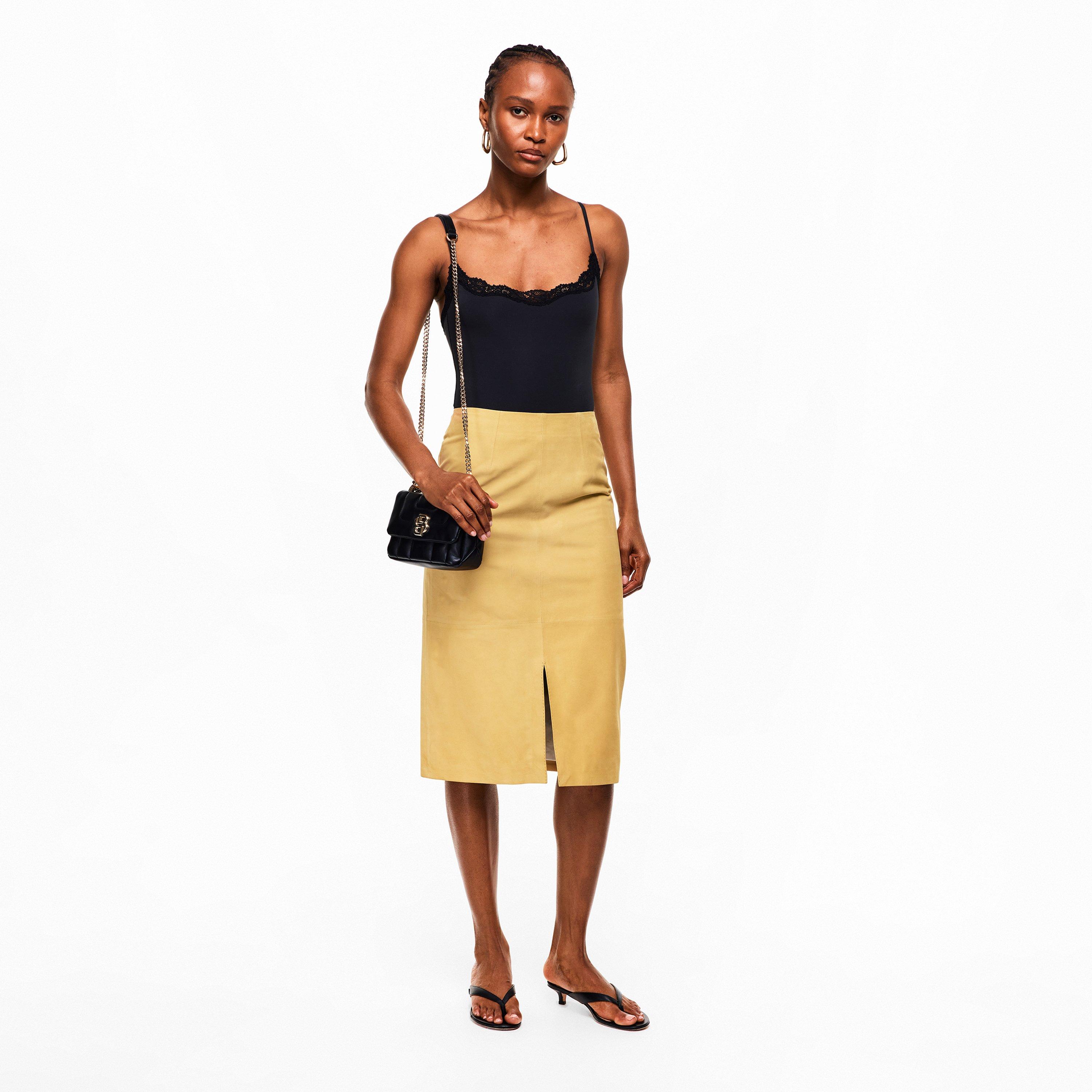 Open Yellow - Boss - Selavie 10259210 01 Leather Jacket Womens - 5