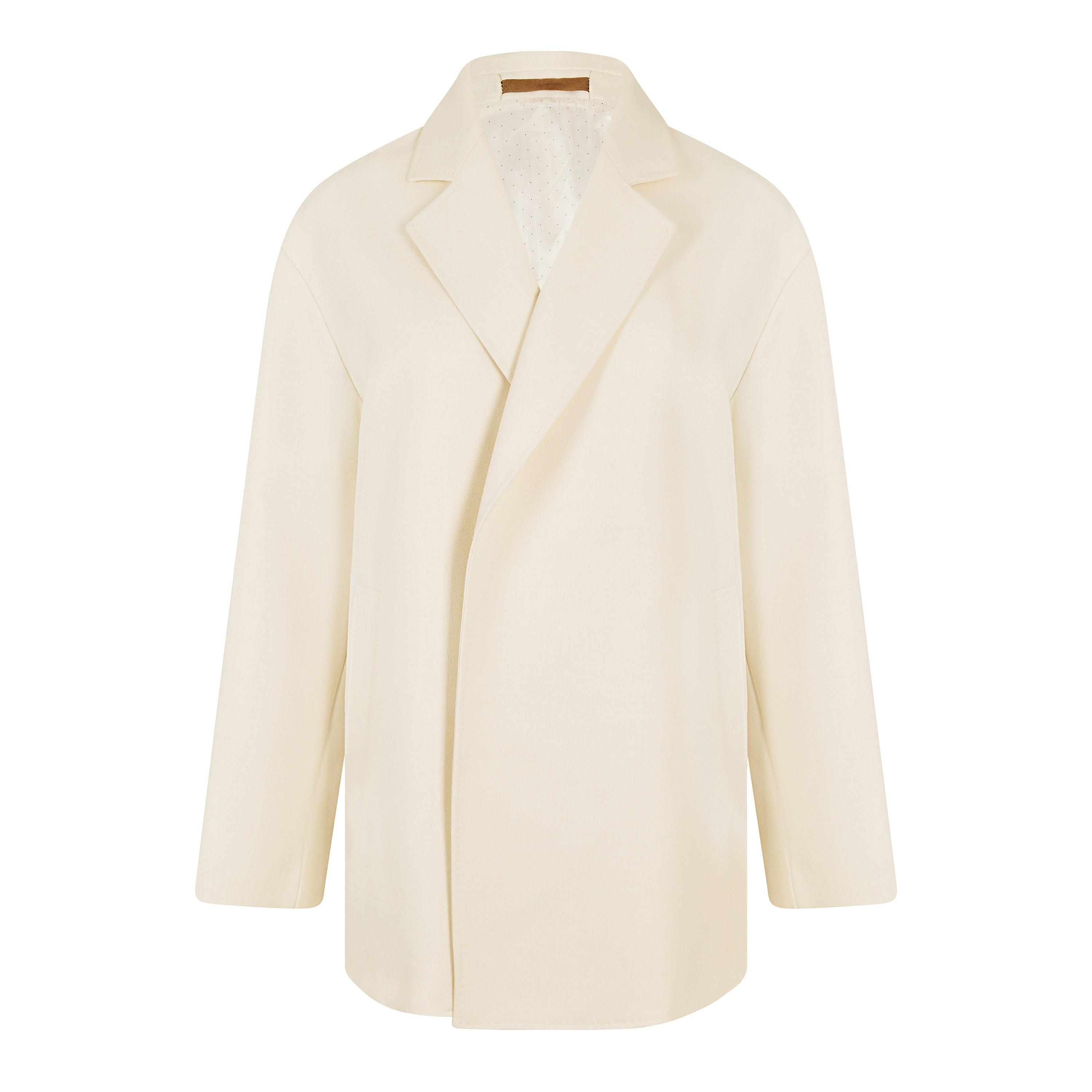 Boss Women's Cusana Overcoat - Open White - 10 (M)