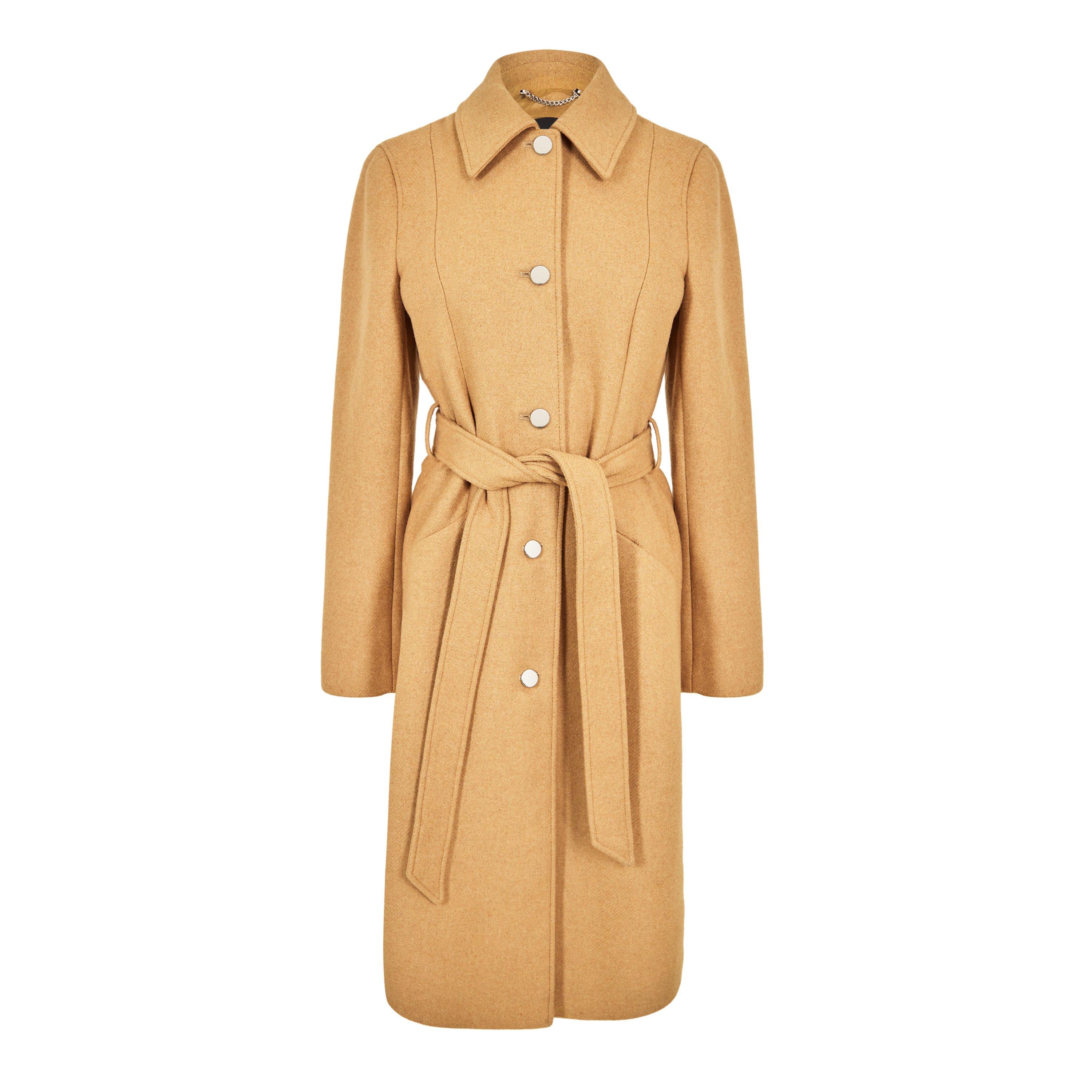 Medium Beige - Boss - Women's Casiotta Overcoat - 1