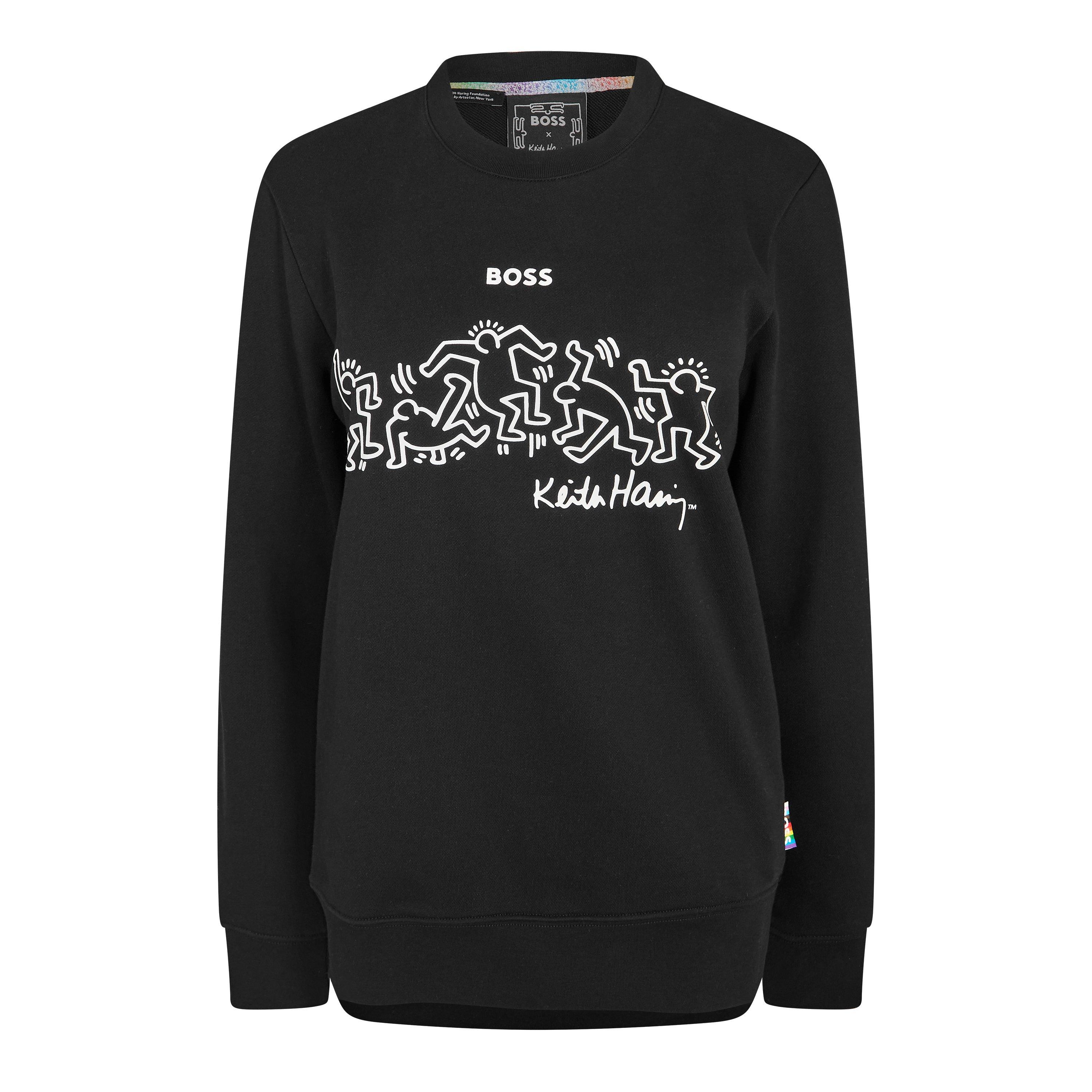 Boss Women's W Haring Crew Sweatshirt - Black - Size 10 (M)