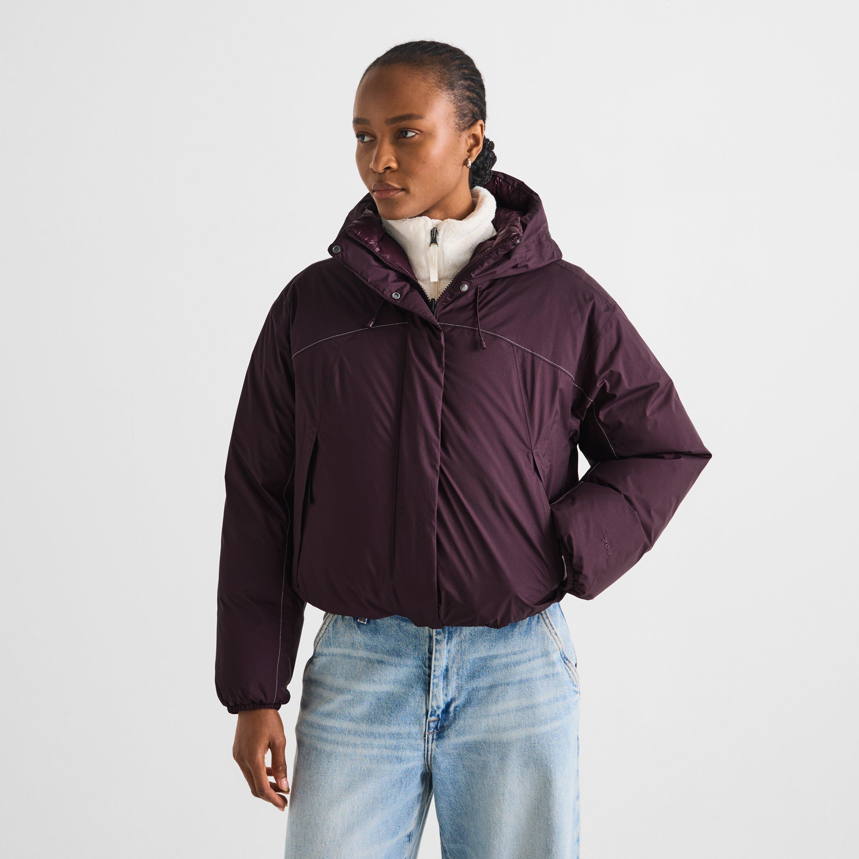 Deep Burgundy - The North Face - Women's Reversible Down Bomber Jacket - 3
