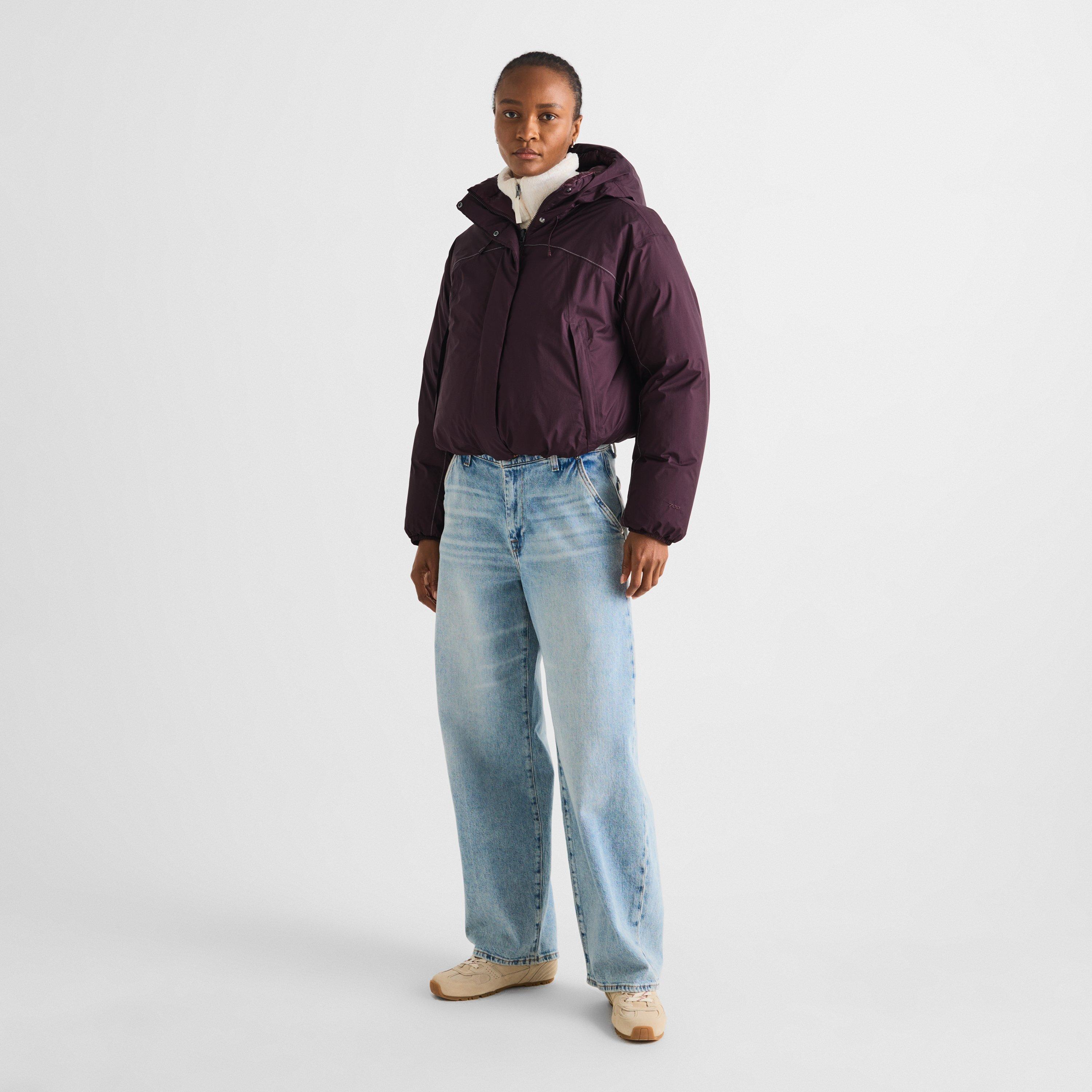 Deep Burgundy - The North Face - Women's Reversible Down Bomber Jacket - 6
