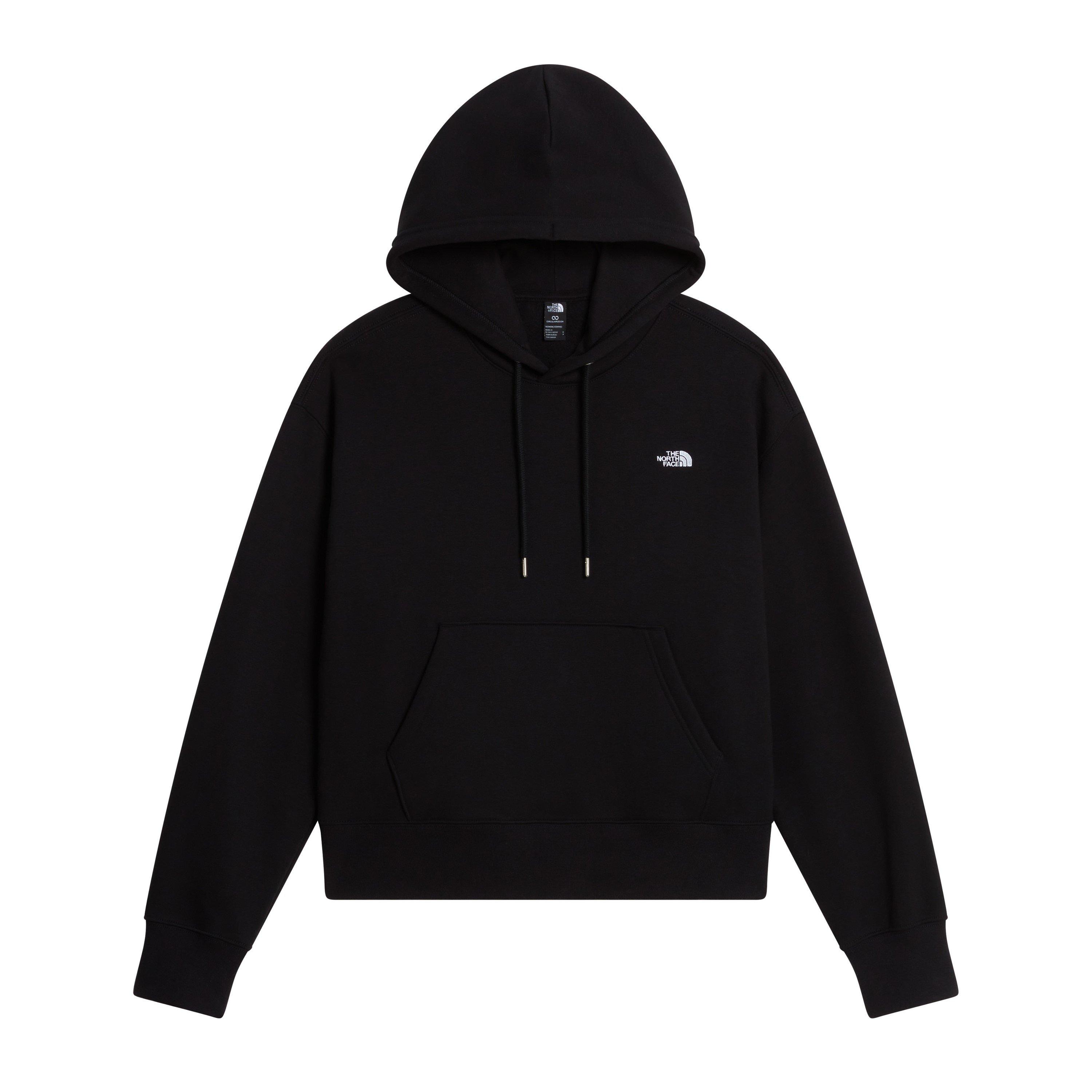 Tnf Black - The North Face - TNF Essential Simple Dome Boxy Oversized Hoodie Womens - 1