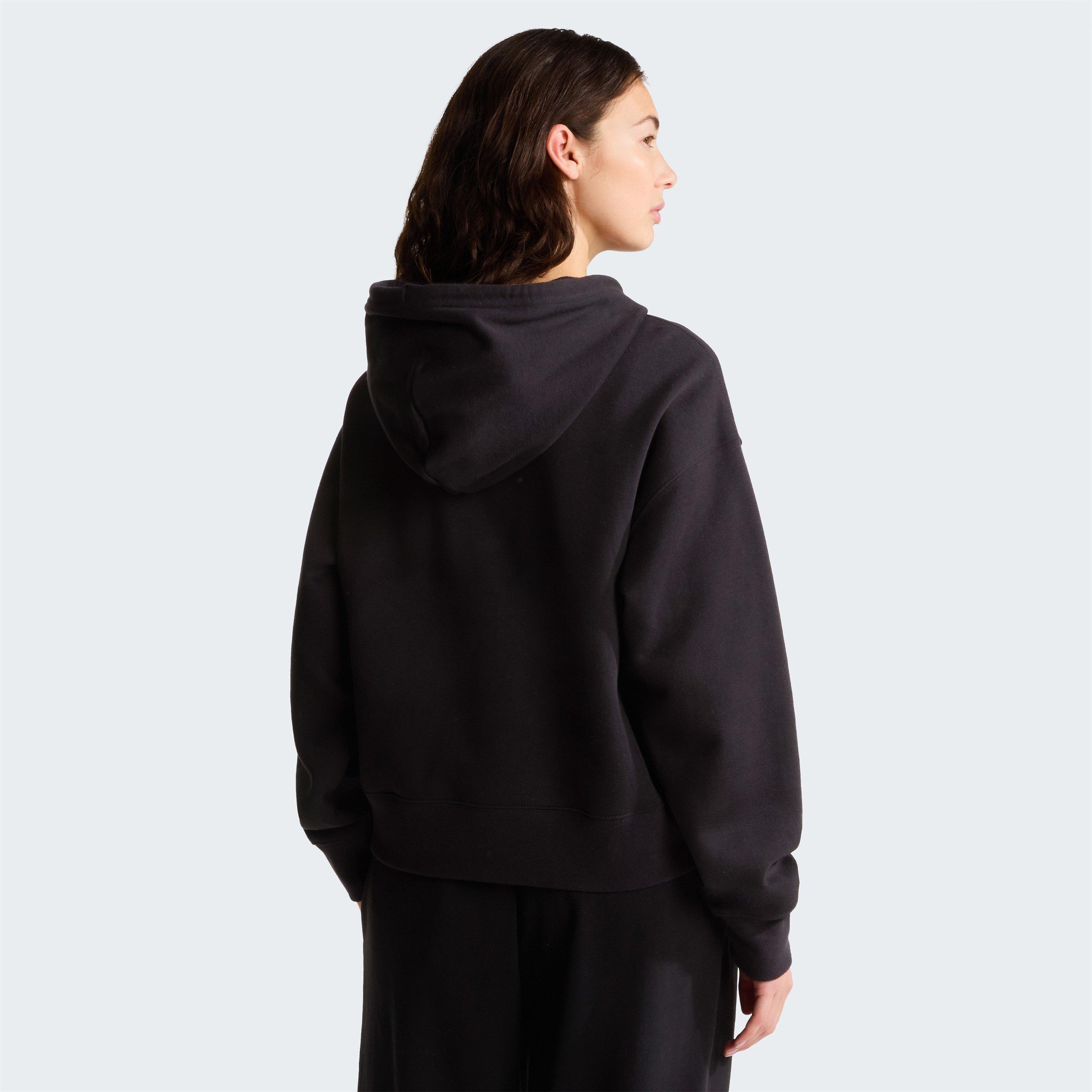 Tnf Black - The North Face - TNF Essential Simple Dome Boxy Oversized Hoodie Womens - 4
