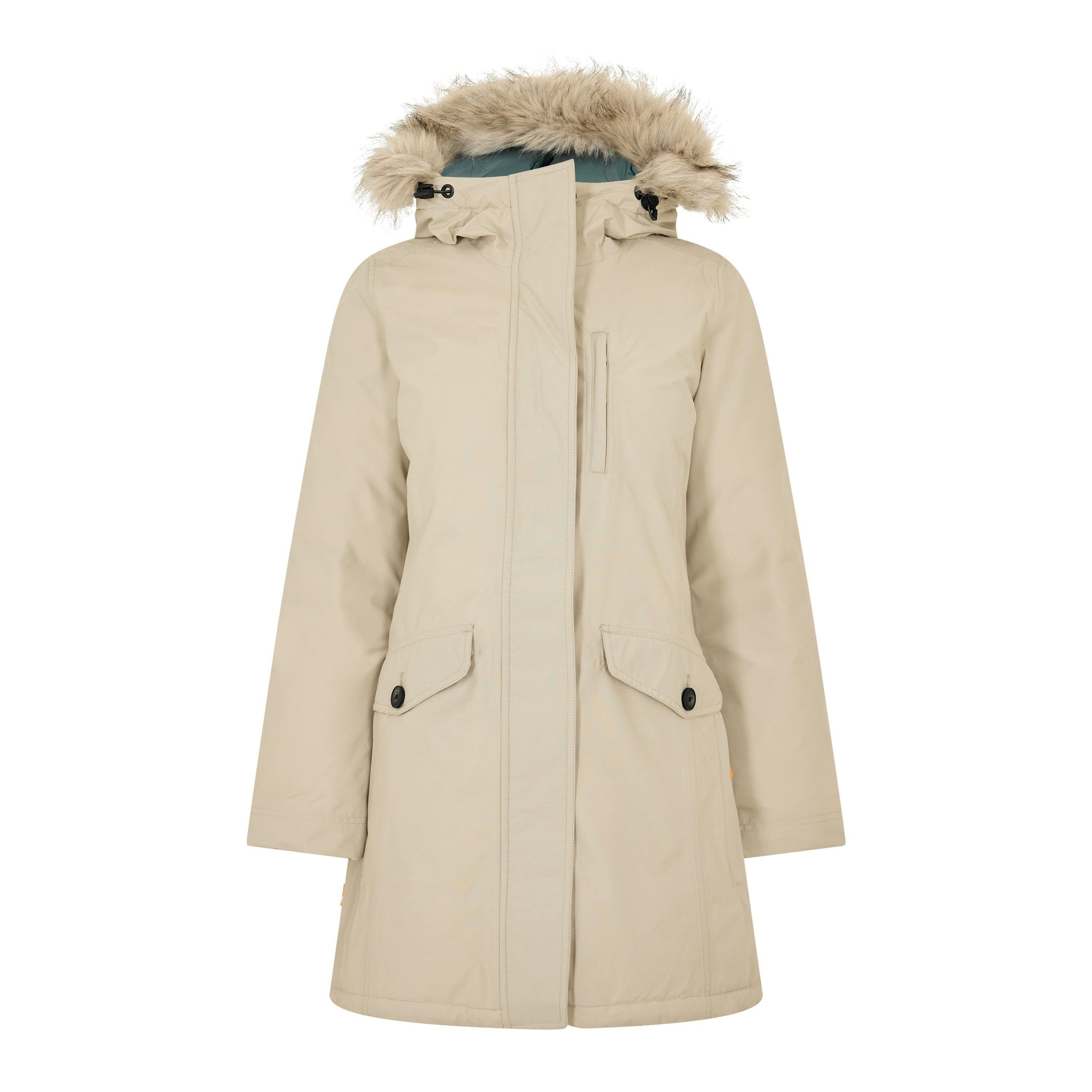 Timberland Women's Timb Waterproof Parka - Island Fossil - 16 (XL)
