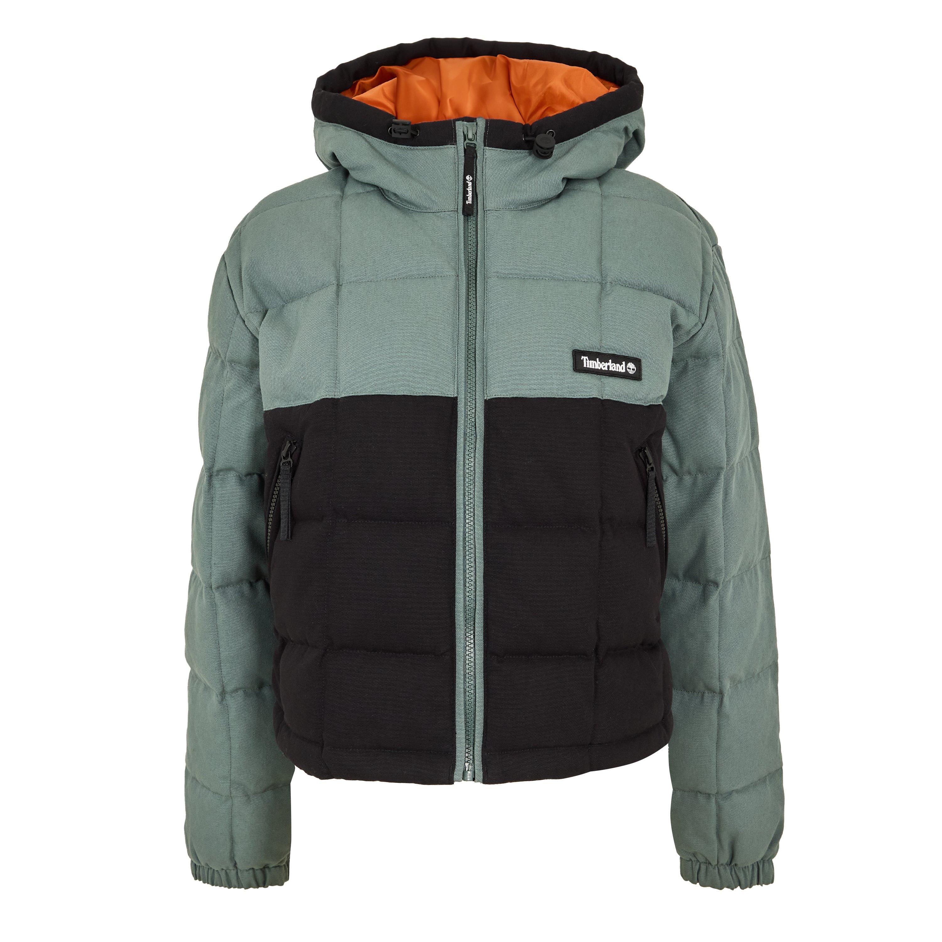 BalsamGreen/Blk - Timberland - Women's Puffer Short Puffer Jacket - 1