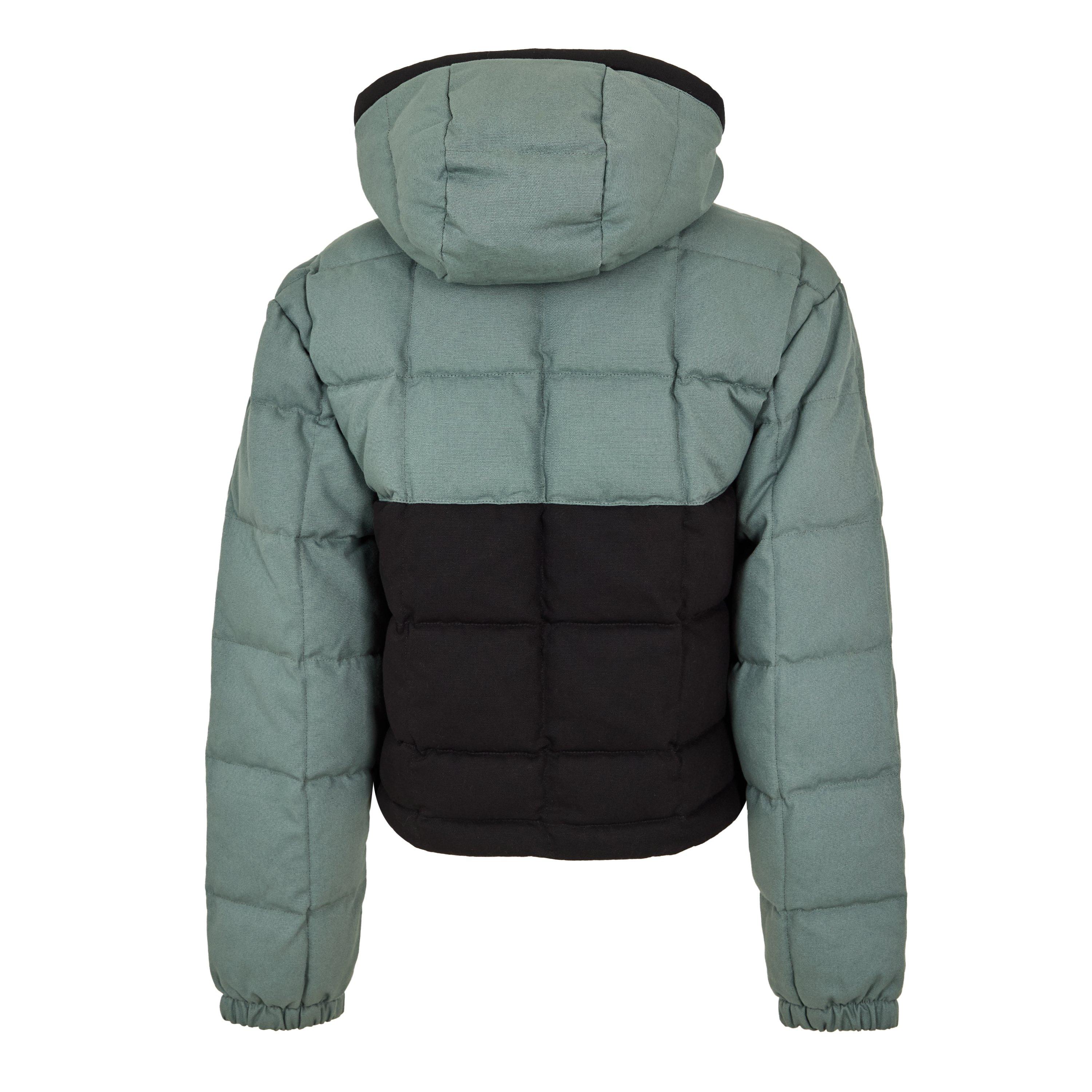 BalsamGreen/Blk - Timberland - Timb Hooded Puffer Ld99 - 2