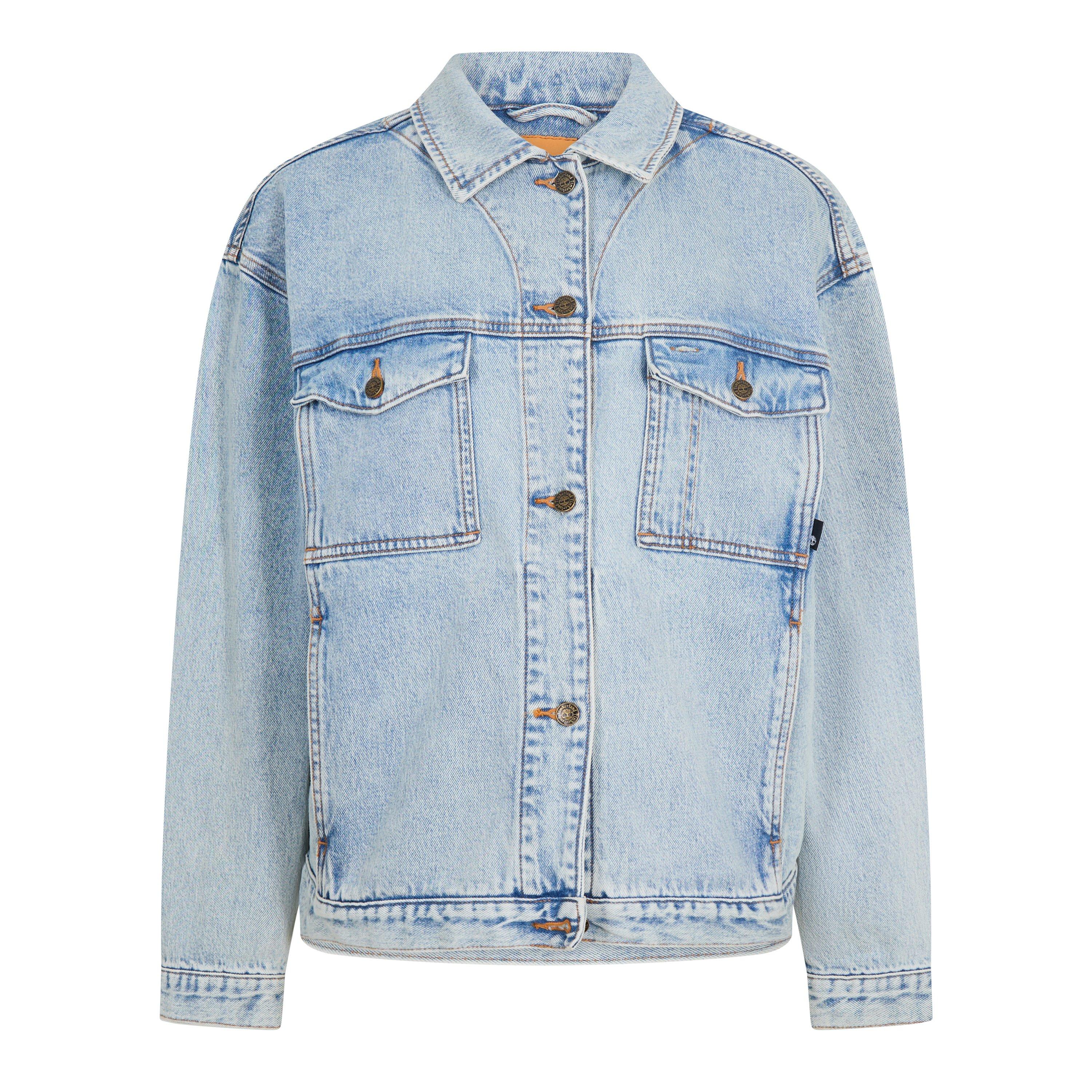 Timberland Women's Archive Dnm Denim Jacket Salt Coast - 10 (S)