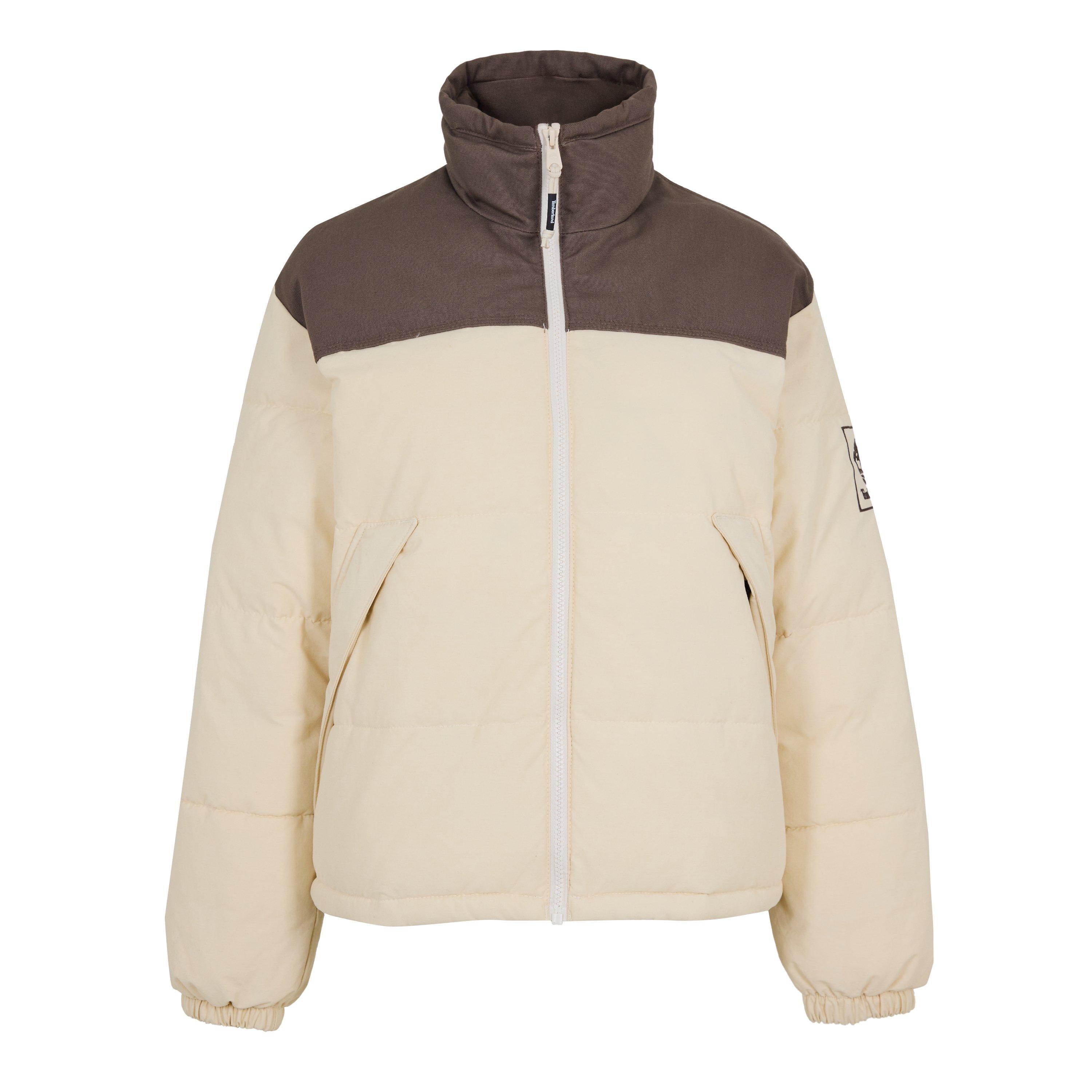 Timberland Women's Insulated Puffer Short Puffer Jacket - Angora-Chocchip - 12 (M)