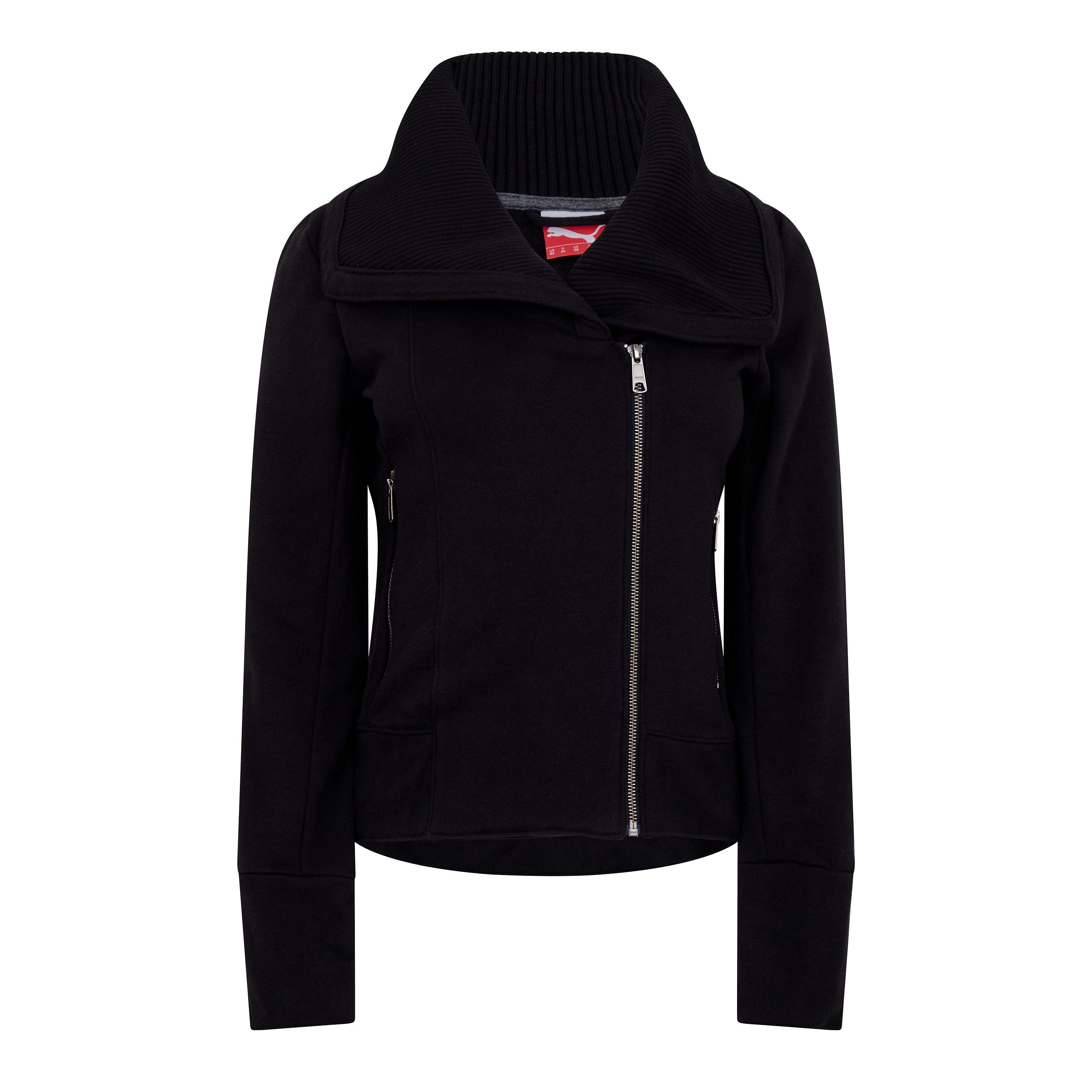 Black - Puma - (P) Lifestyle Zip Fleece Jacket Womens - 1