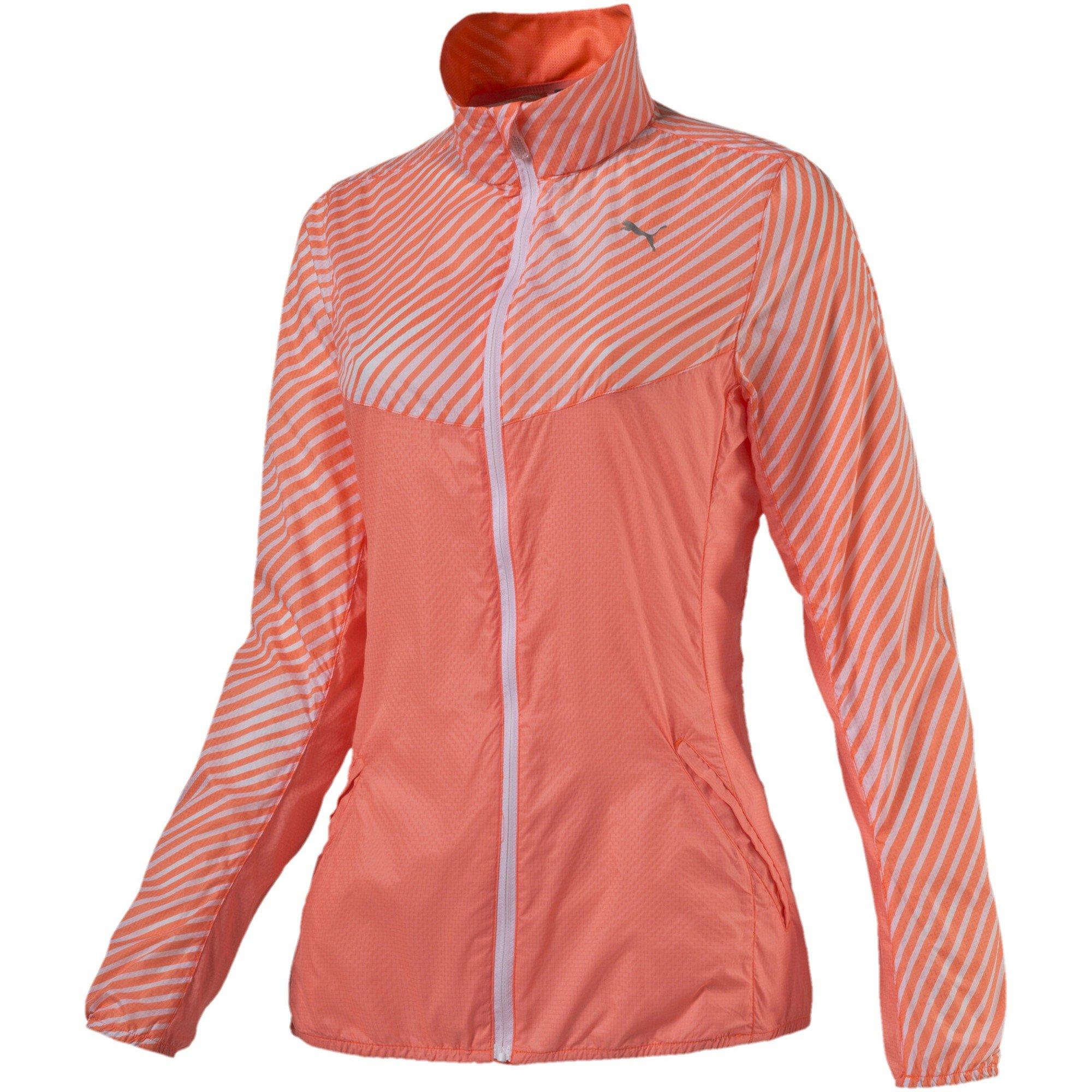Orange - Puma - (12) Graphic Woven Jacket Womens - 1