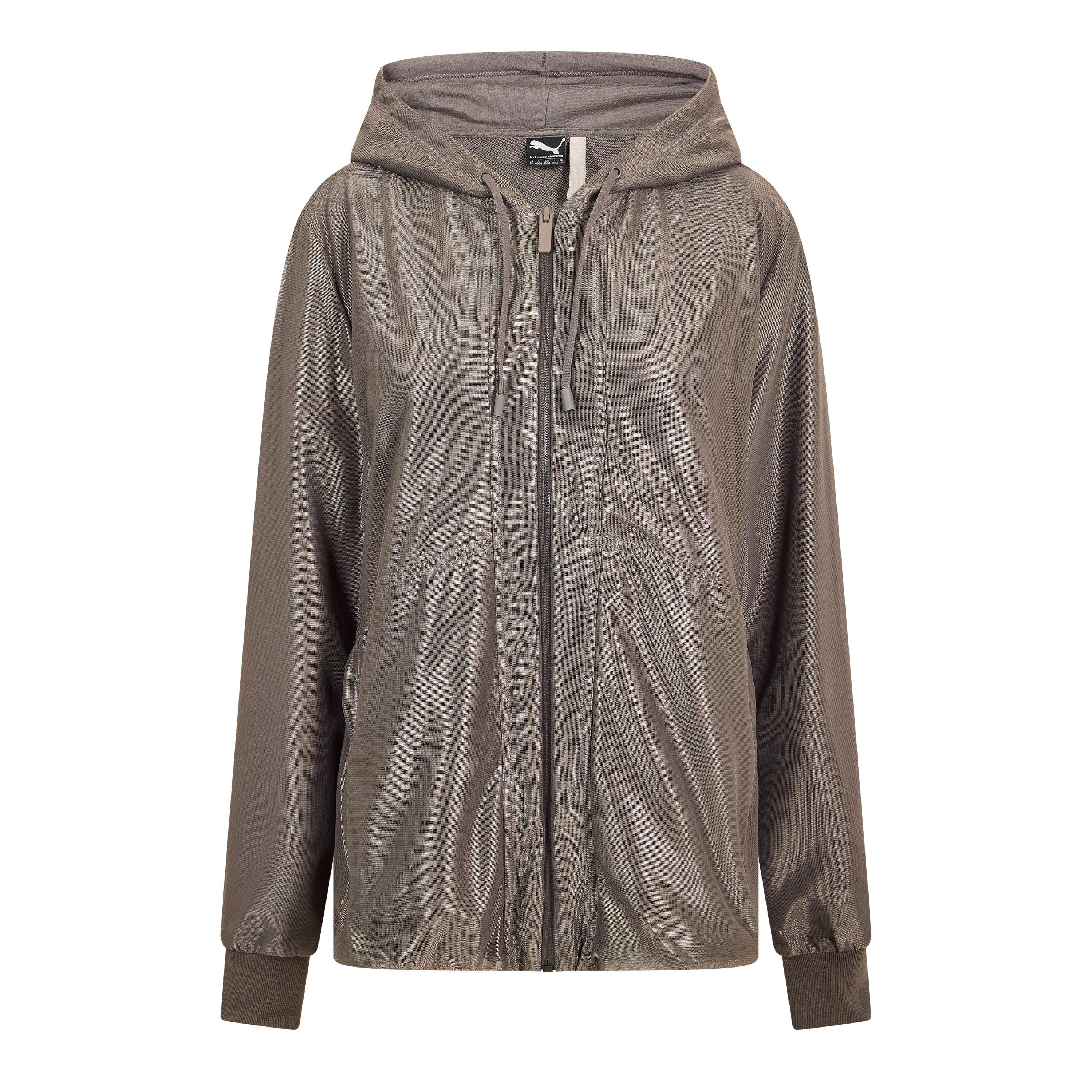 Puma Women's Mesh Hooded Jacket - Purple - 14 (L)