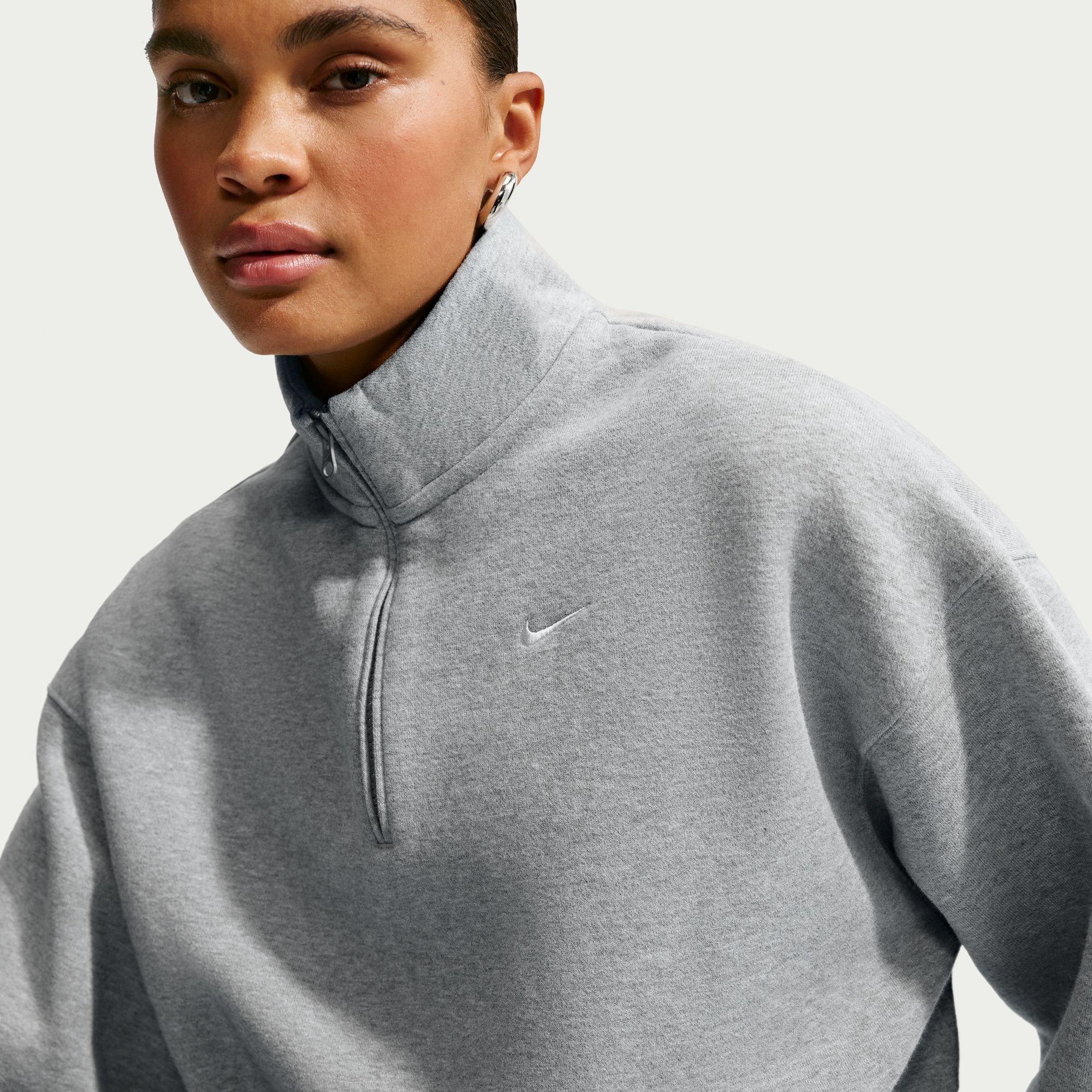 Dark Heather - Nike - Nike Half Zip Ld64 - 1