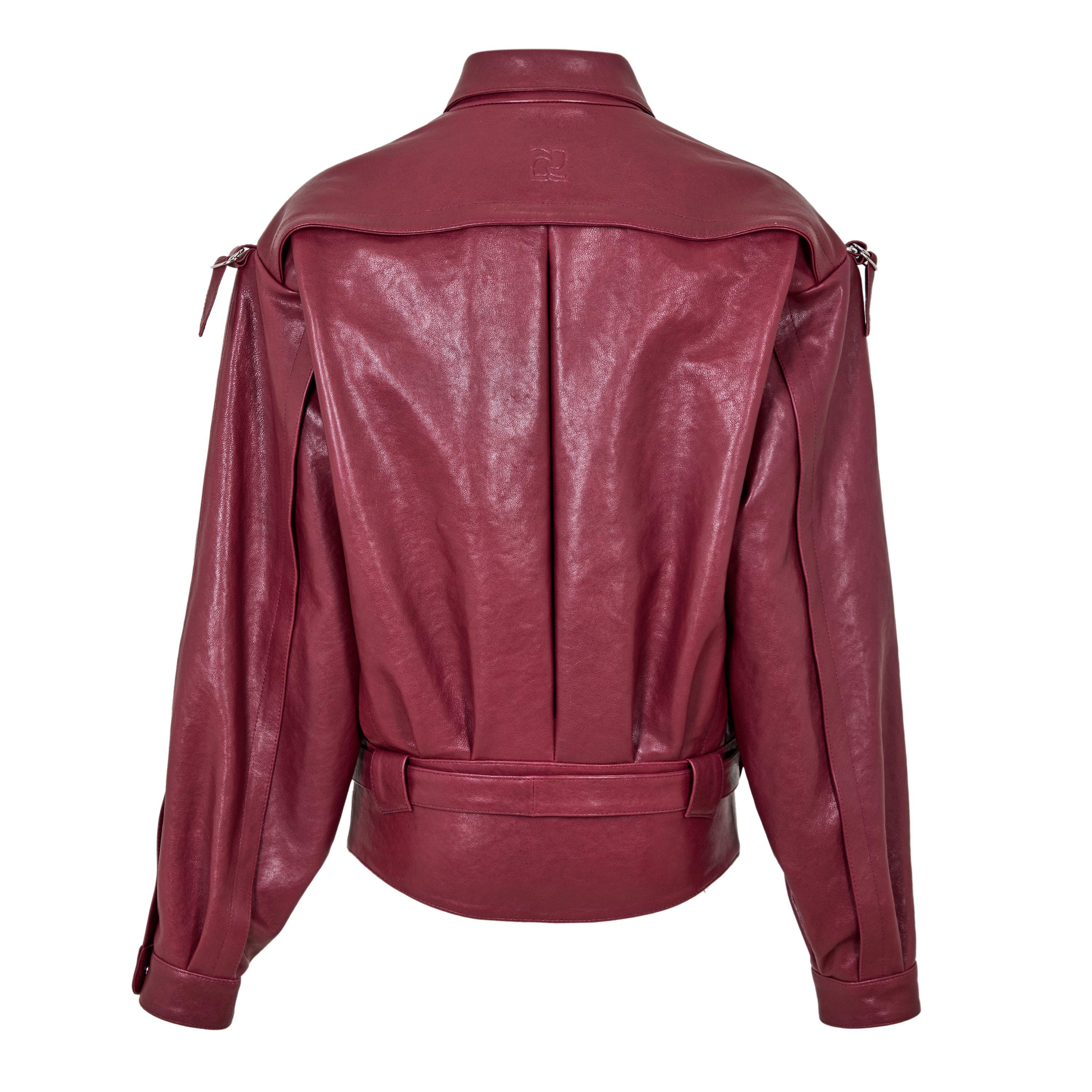 Cherry - Magda Butrym - Women's Leather 07 Jacket - 2