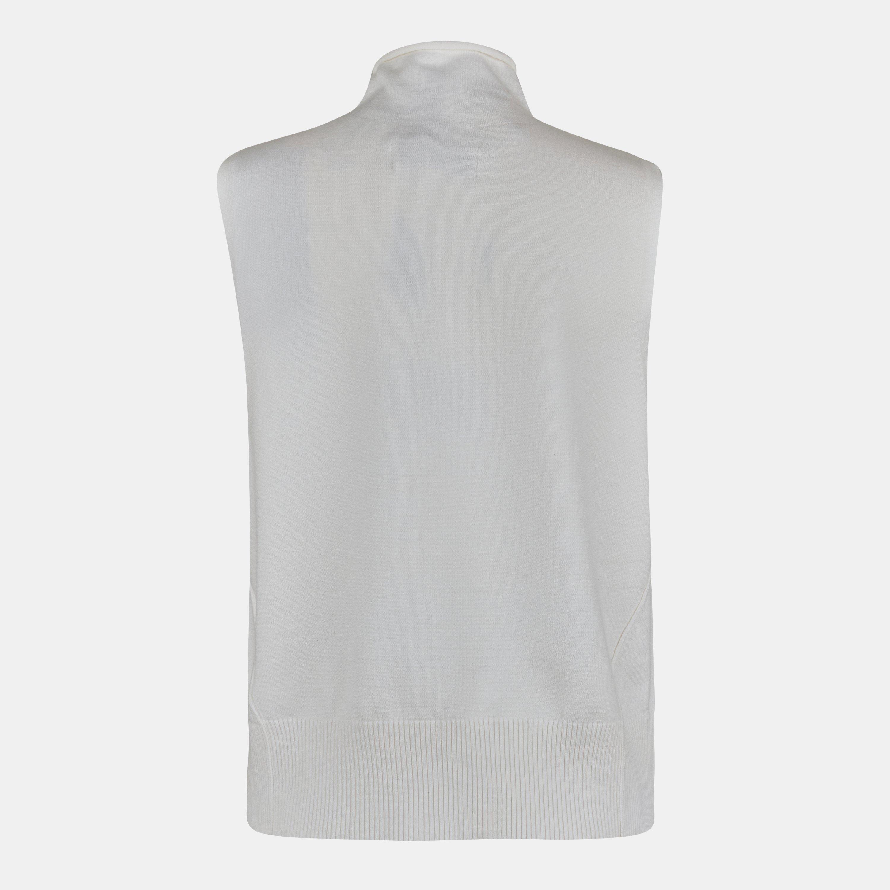 Crème - Jack Wills - High Neck Knitted Sweater Vest - 2