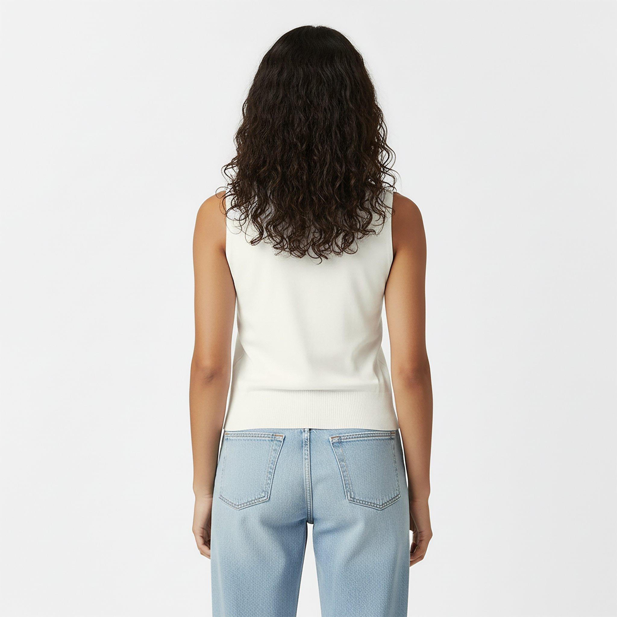 Kremasto - Jack Wills - Women's High Neck Knitted Sweater Vest - 4