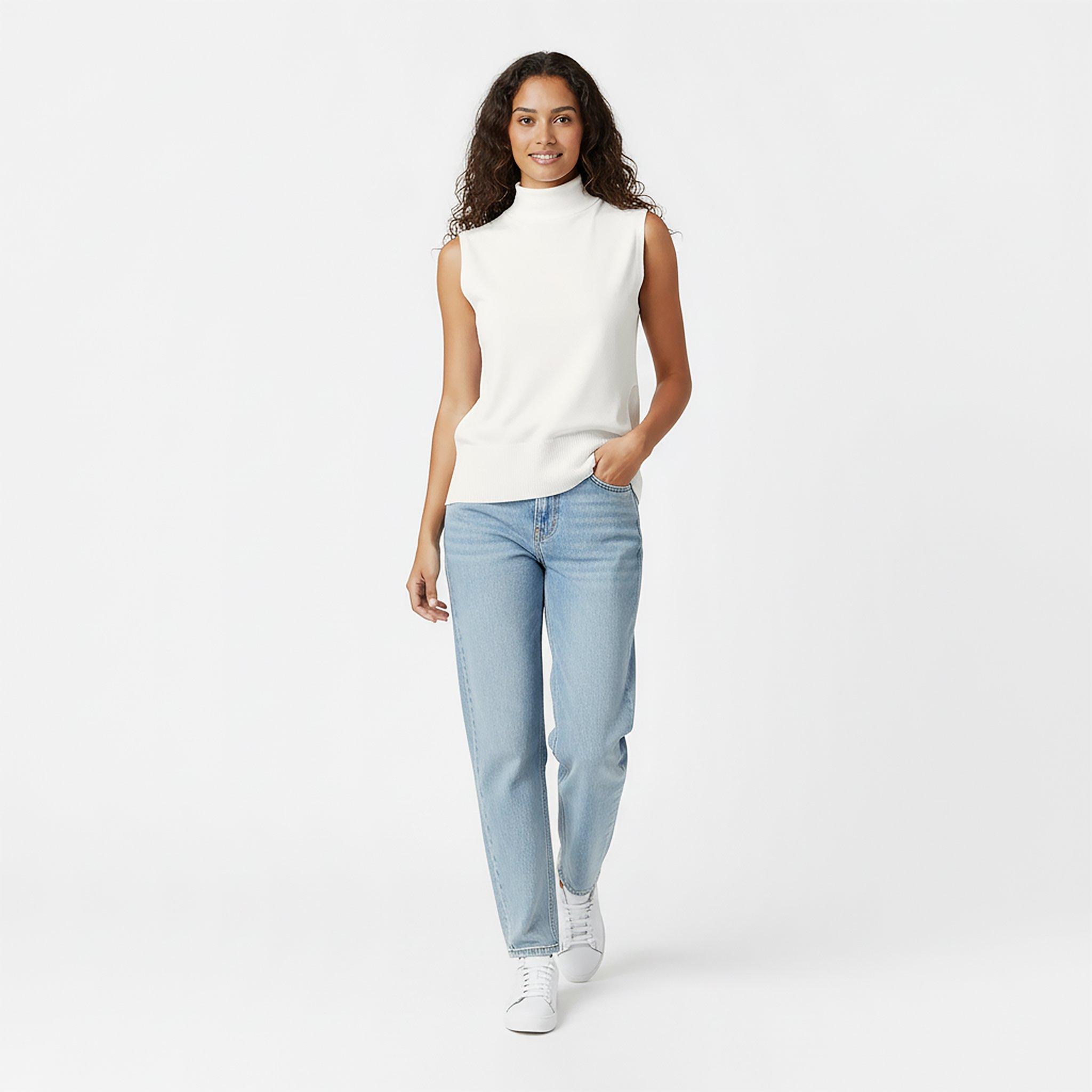 Kremasto - Jack Wills - Women's High Neck Knitted Sweater Vest - 5