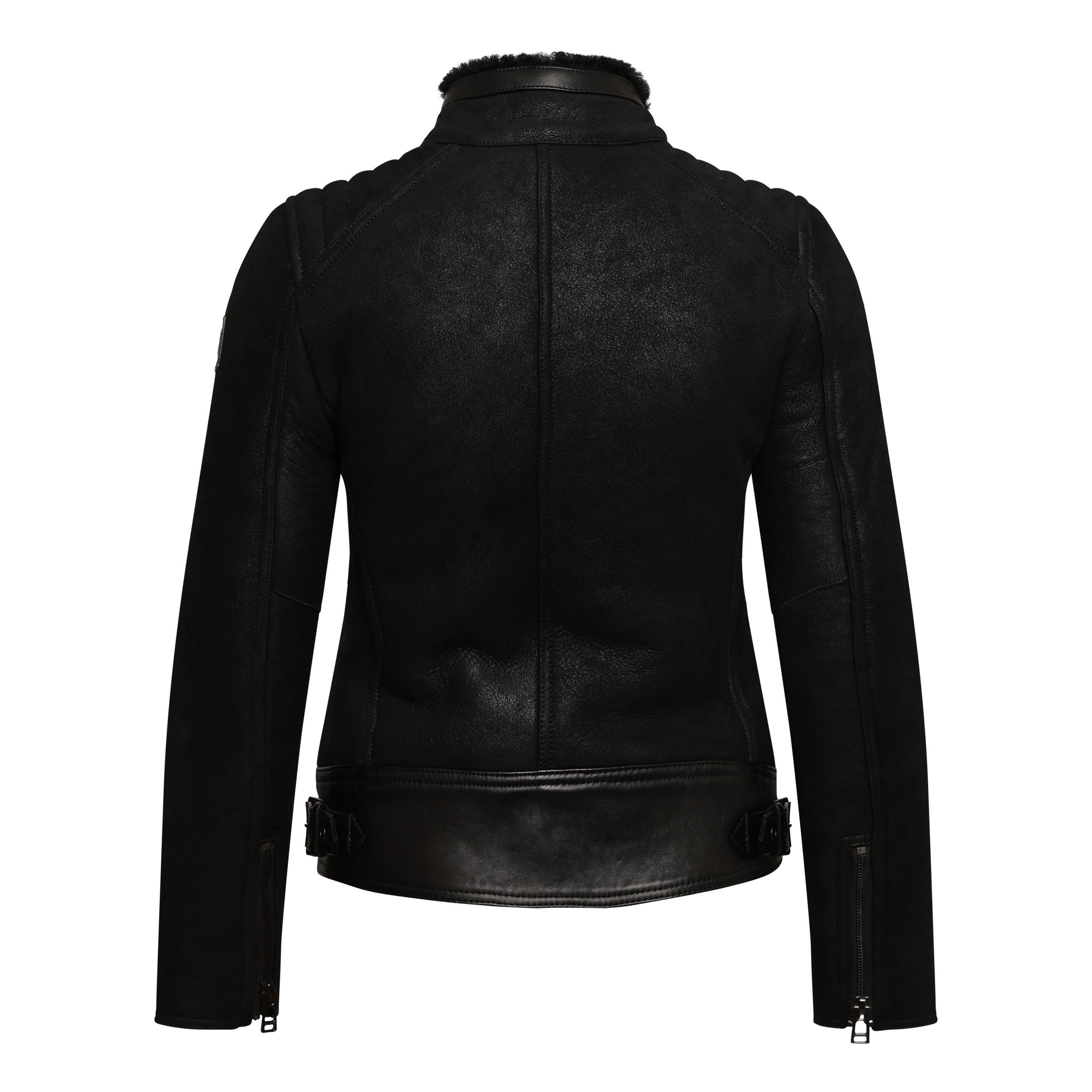 Black - Belstaff - Women's Silverlake Leather Jacket - 2