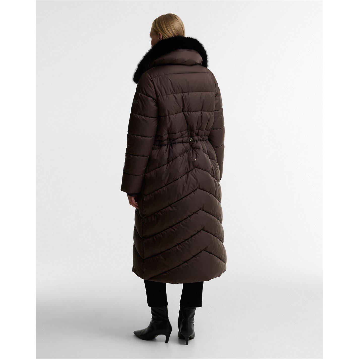 Truffle - Barbour International - Women's Cyrus Longline Puffer Jacket - 2