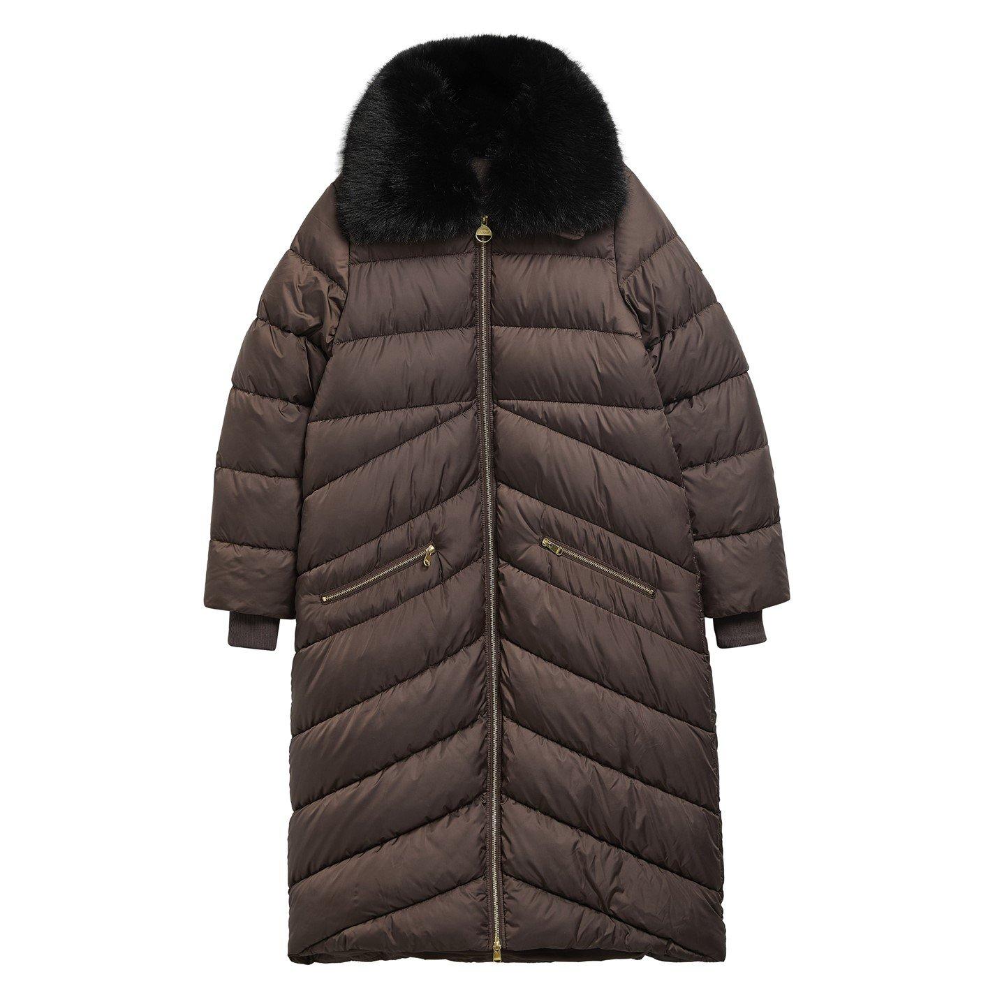 Truffle - Barbour International - Women's Cyrus Longline Puffer Jacket - 5