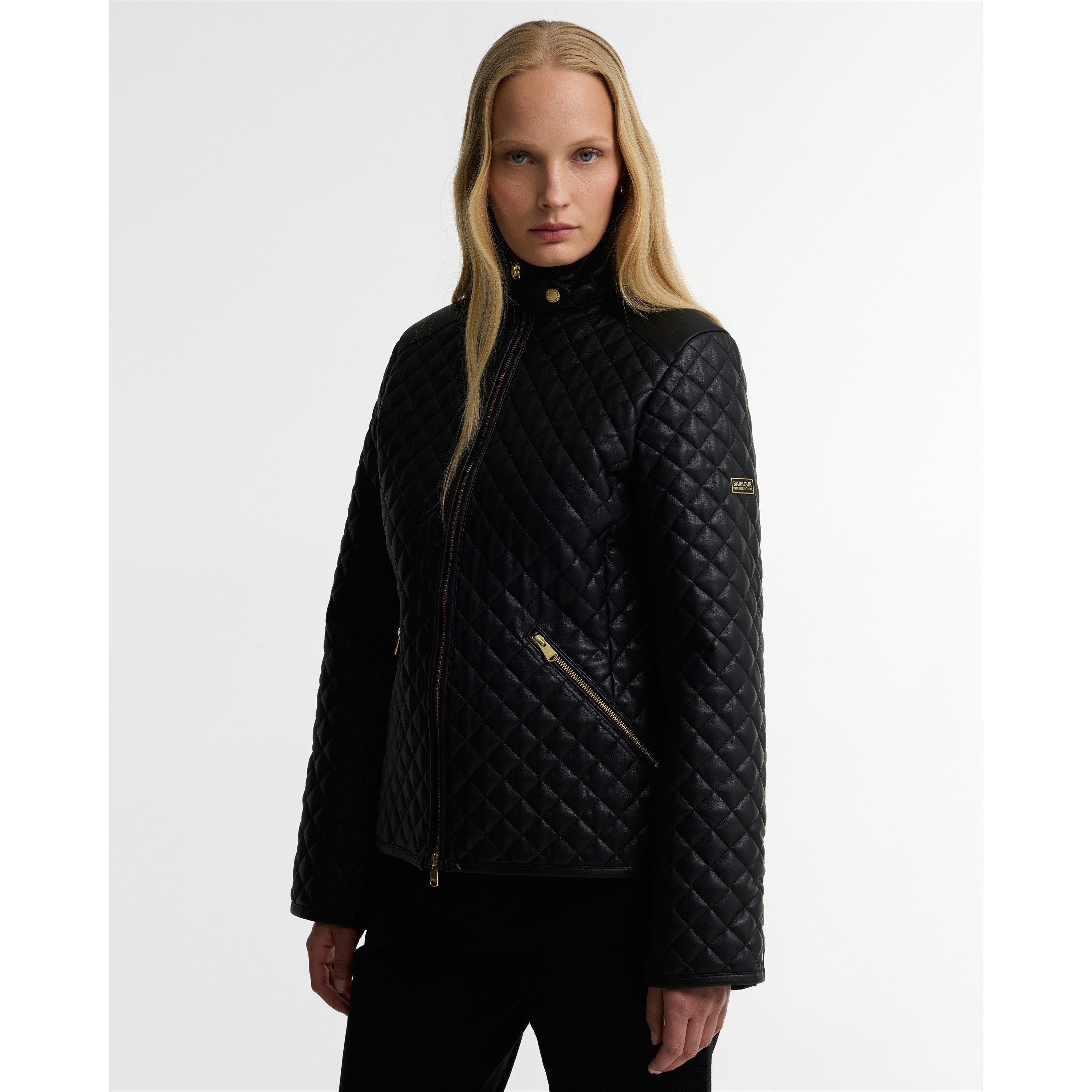 Black - Barbour International - B.Int Binetto FxLthr Ld64 - 3