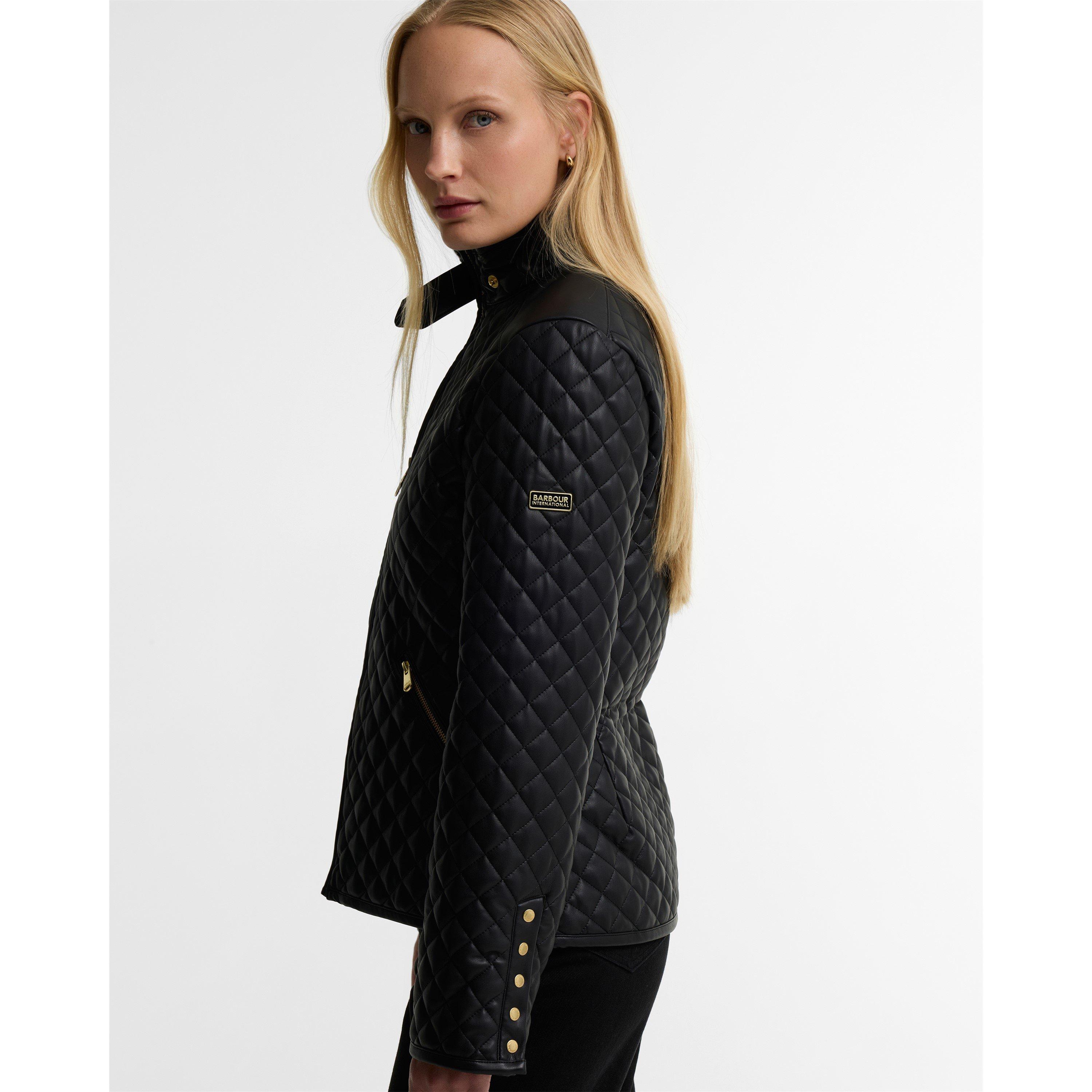 Black - Barbour International - B.Int Binetto FxLthr Ld64 - 9