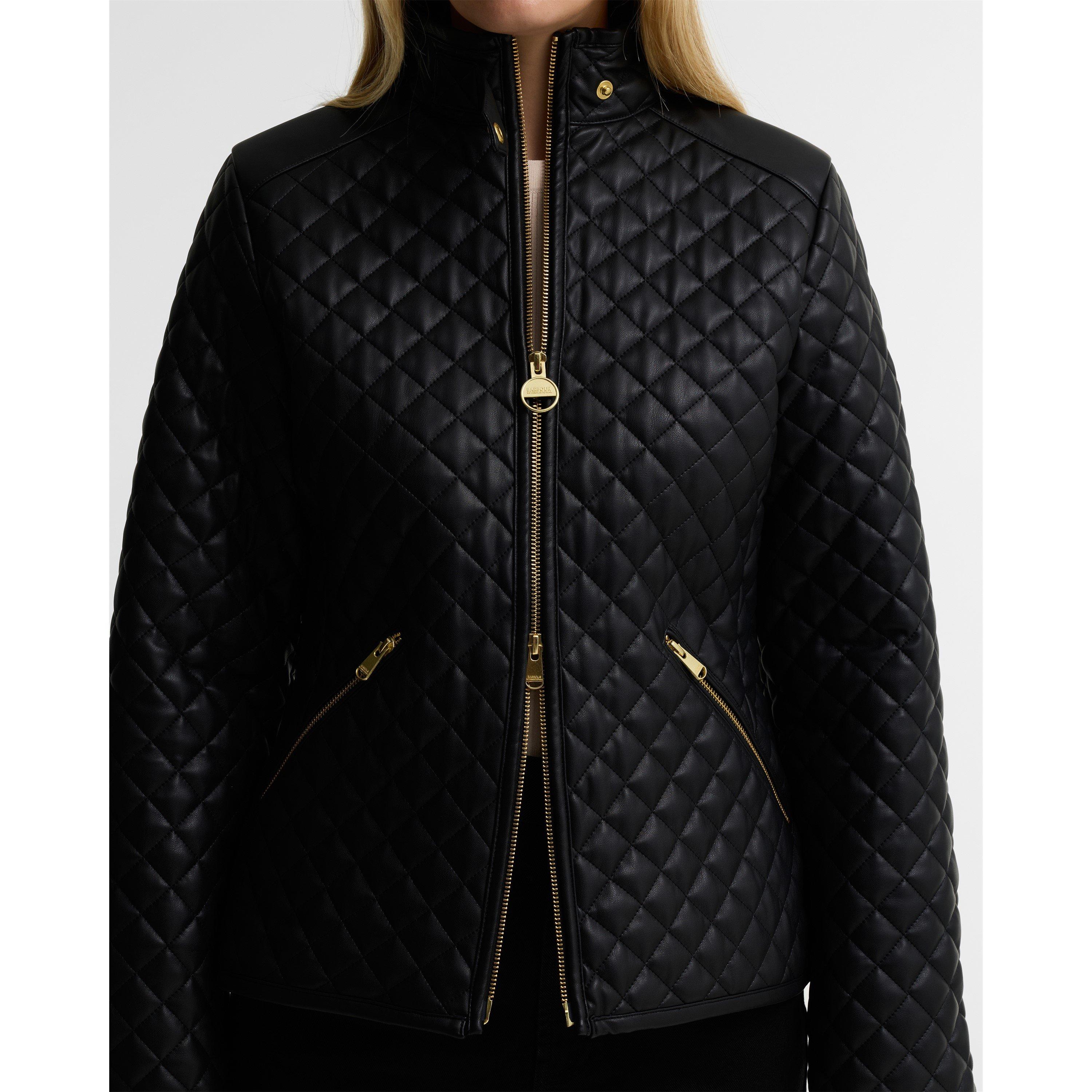 Black - Barbour International - B.Int Binetto FxLthr Ld64 - 10