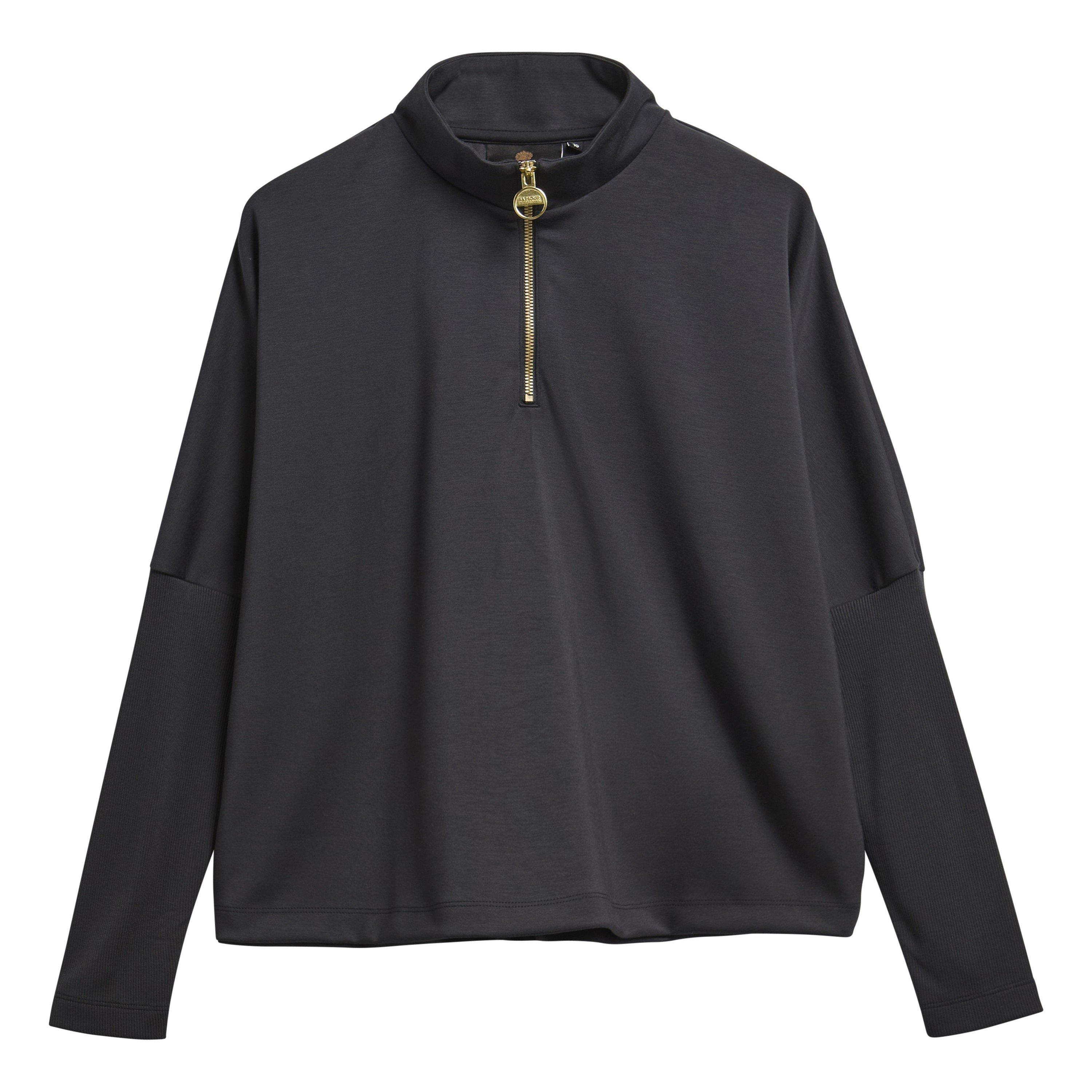 Black - Barbour International - B.Int Kemora 1/2 Swt Ld64 - 1