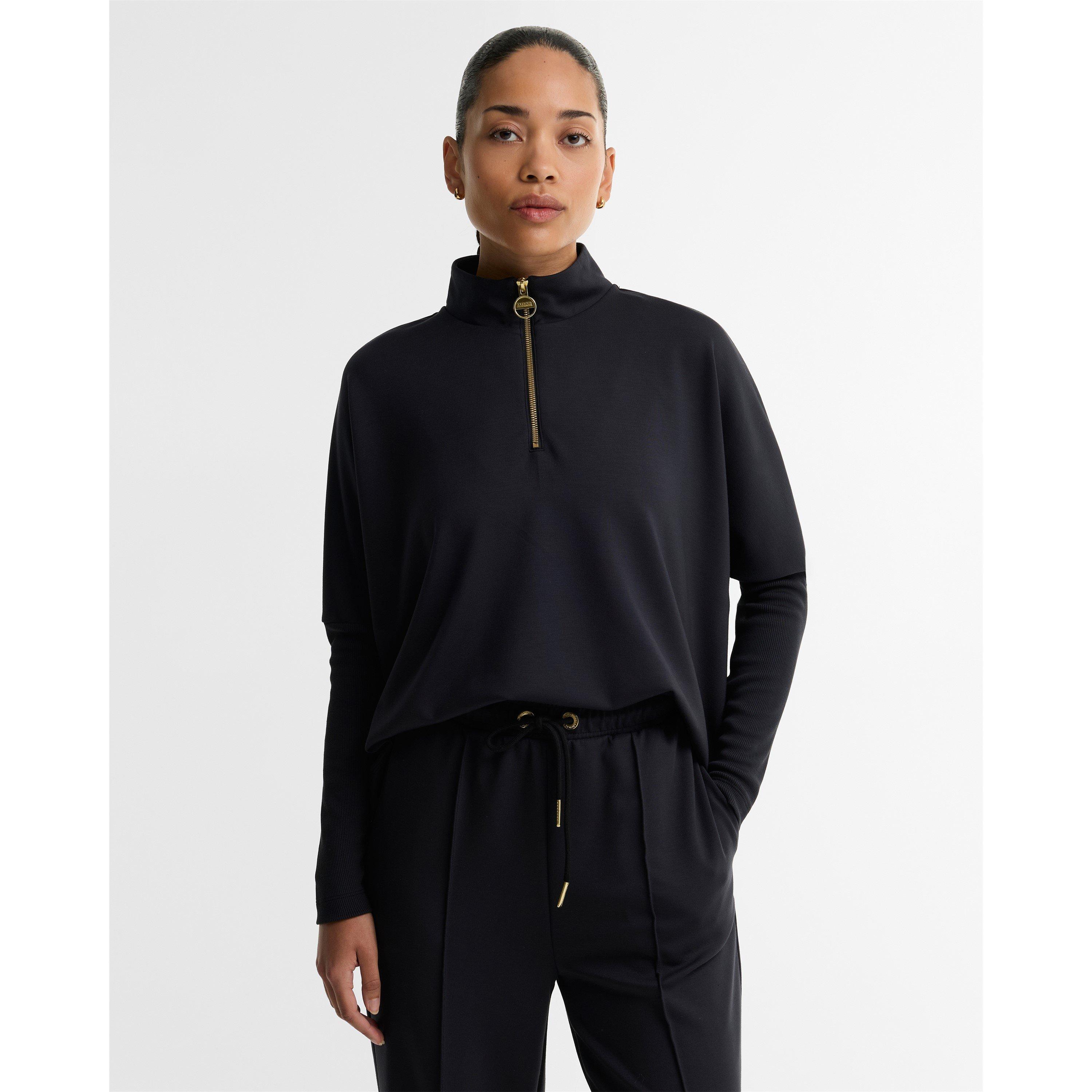Black - Barbour International - B.Int Kemora 1/2 Swt Ld64 - 3