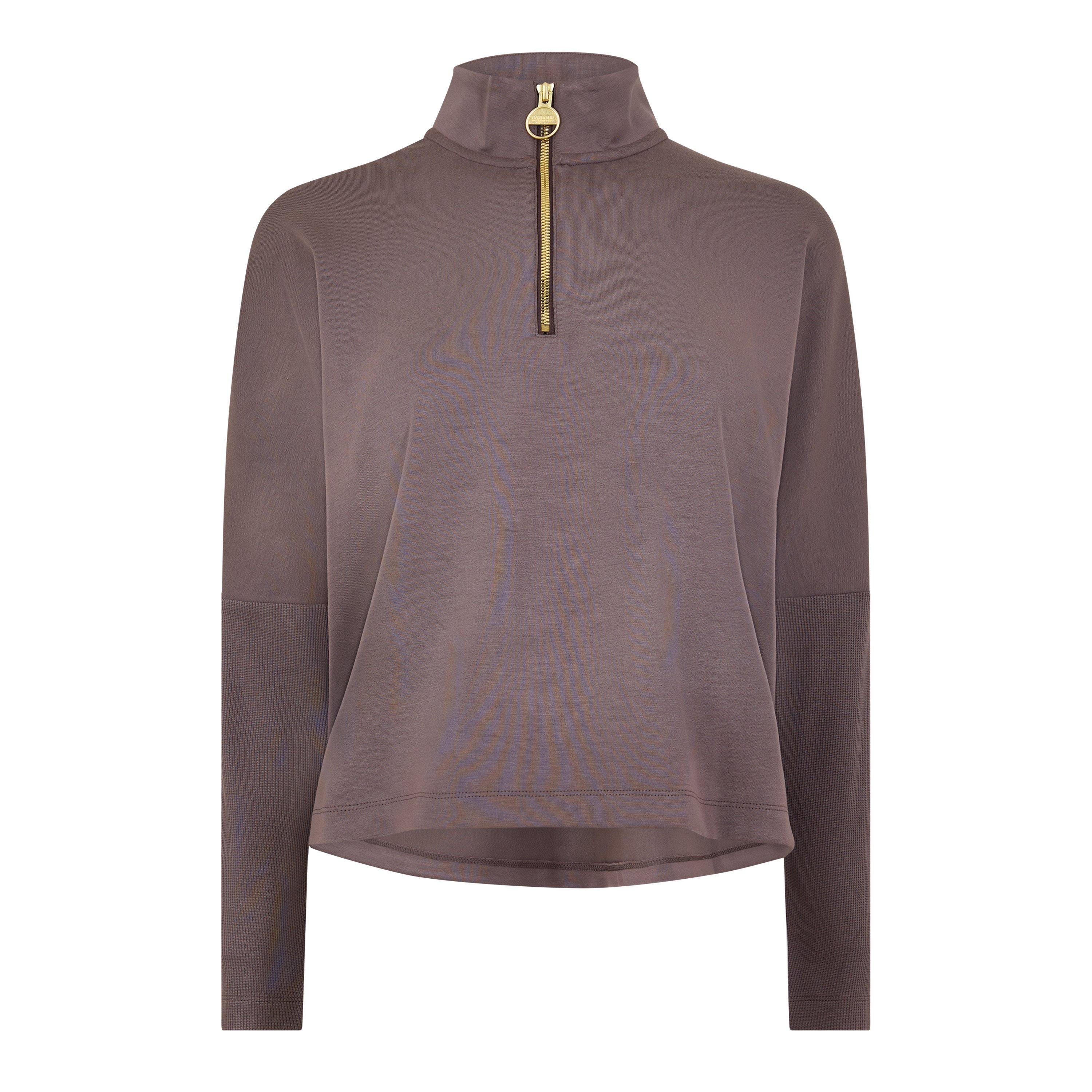 Barbour International Women's Kemora 1/2 Zip Fleece Top - Truffle - 16 (XL)