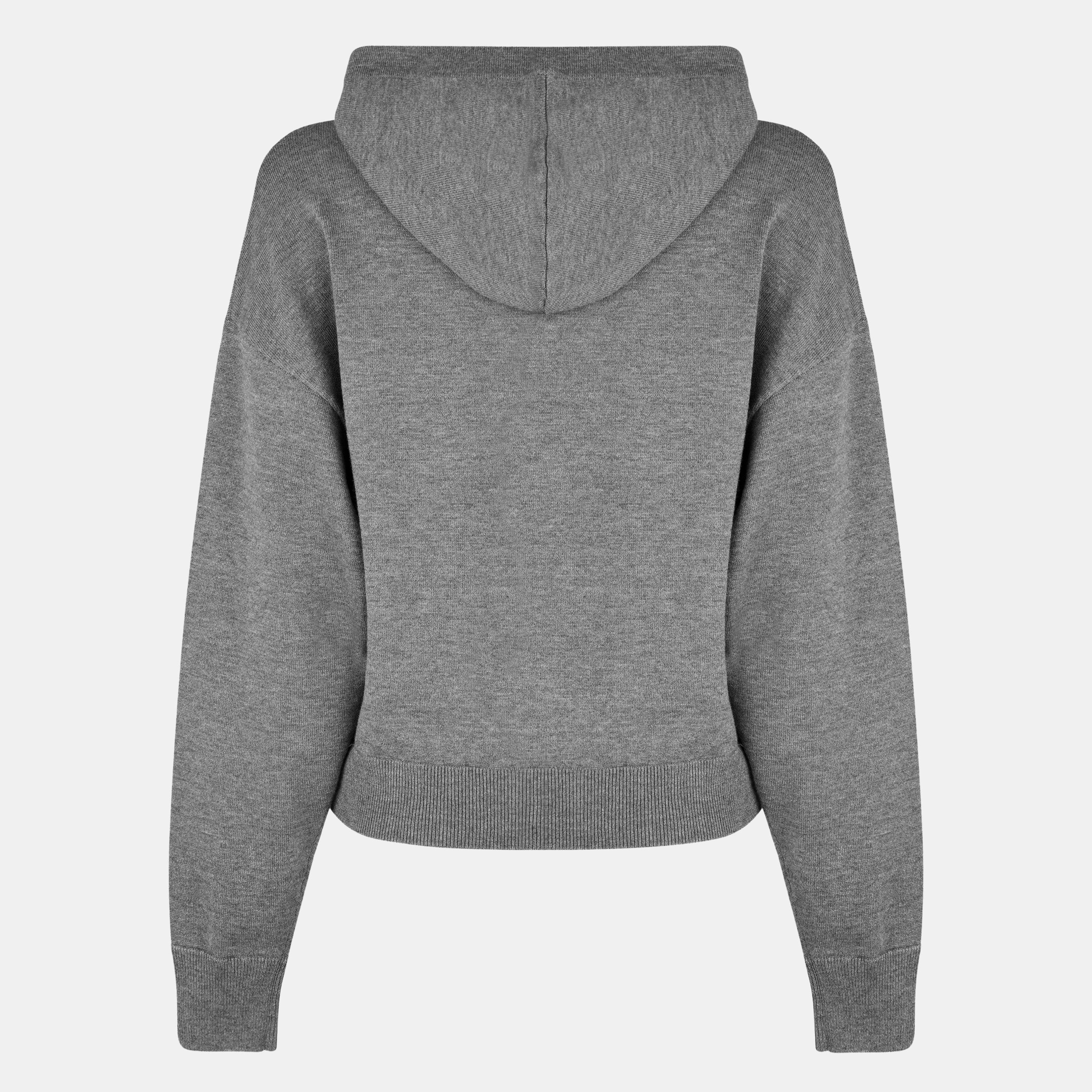 Houtskoolgrijs gemêleerd - Jack Wills - Knitted Hoodie - 2