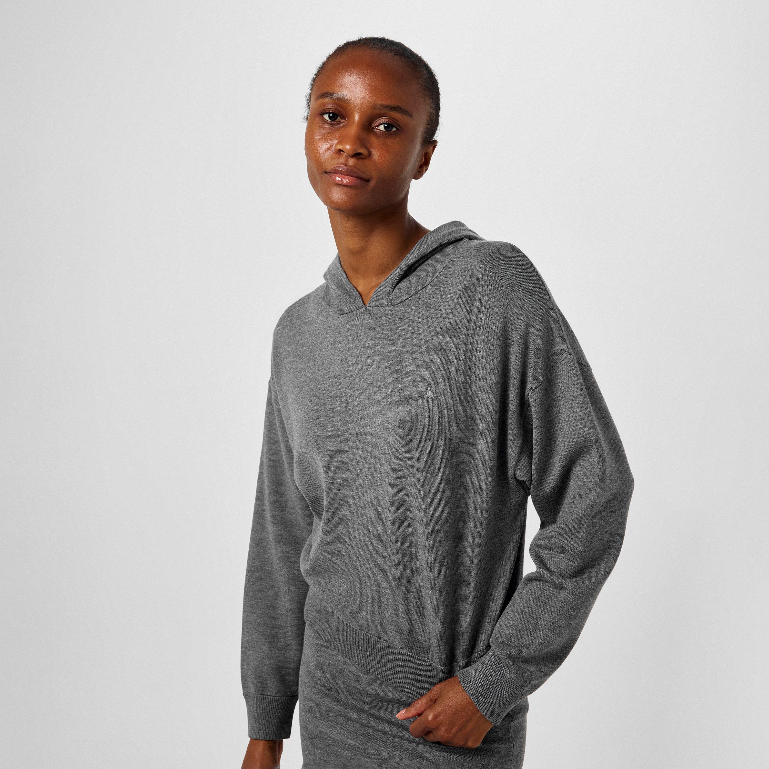Houtskoolgrijs gemêleerd - Jack Wills - Knitted Hoodie - 3