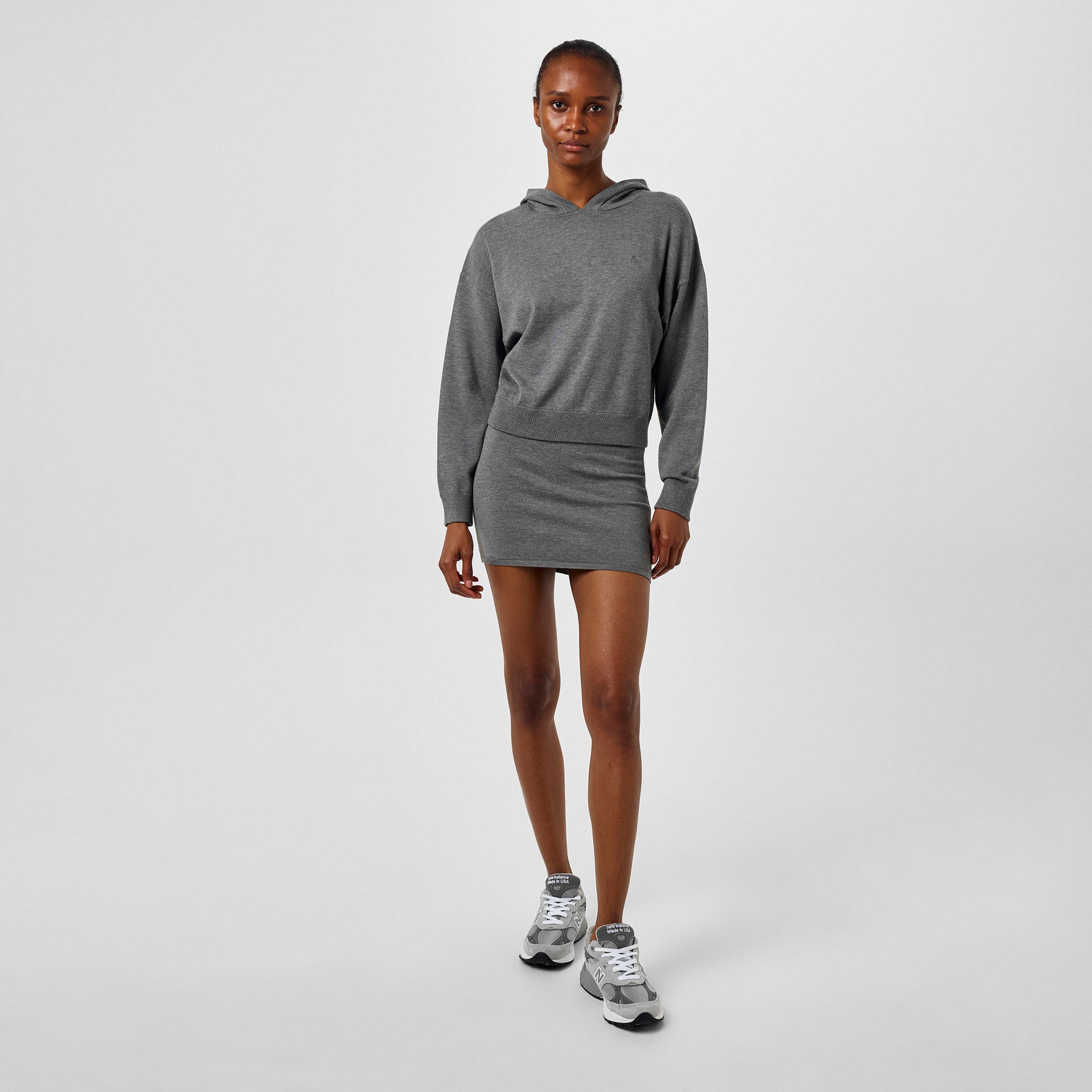 Houtskoolgrijs gemêleerd - Jack Wills - Knitted Hoodie - 4