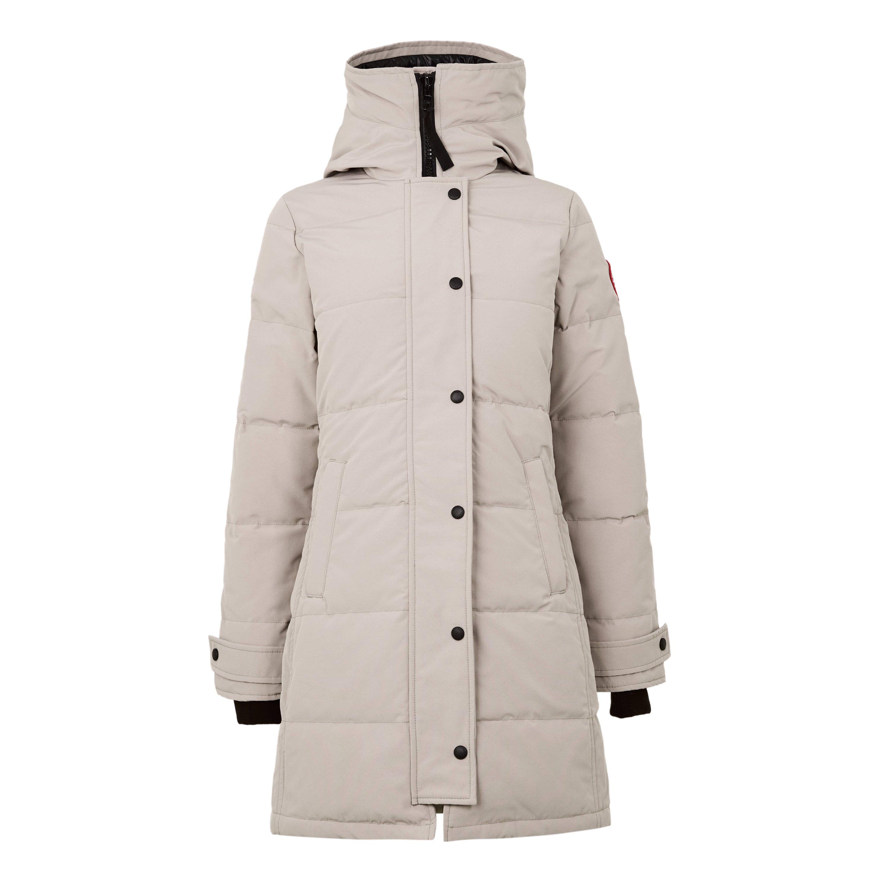 Limestone - Canada Goose - Women's Shelburne Water Resistant Arctic Tech Duck Down Mid-Length Hooded Parka - 1