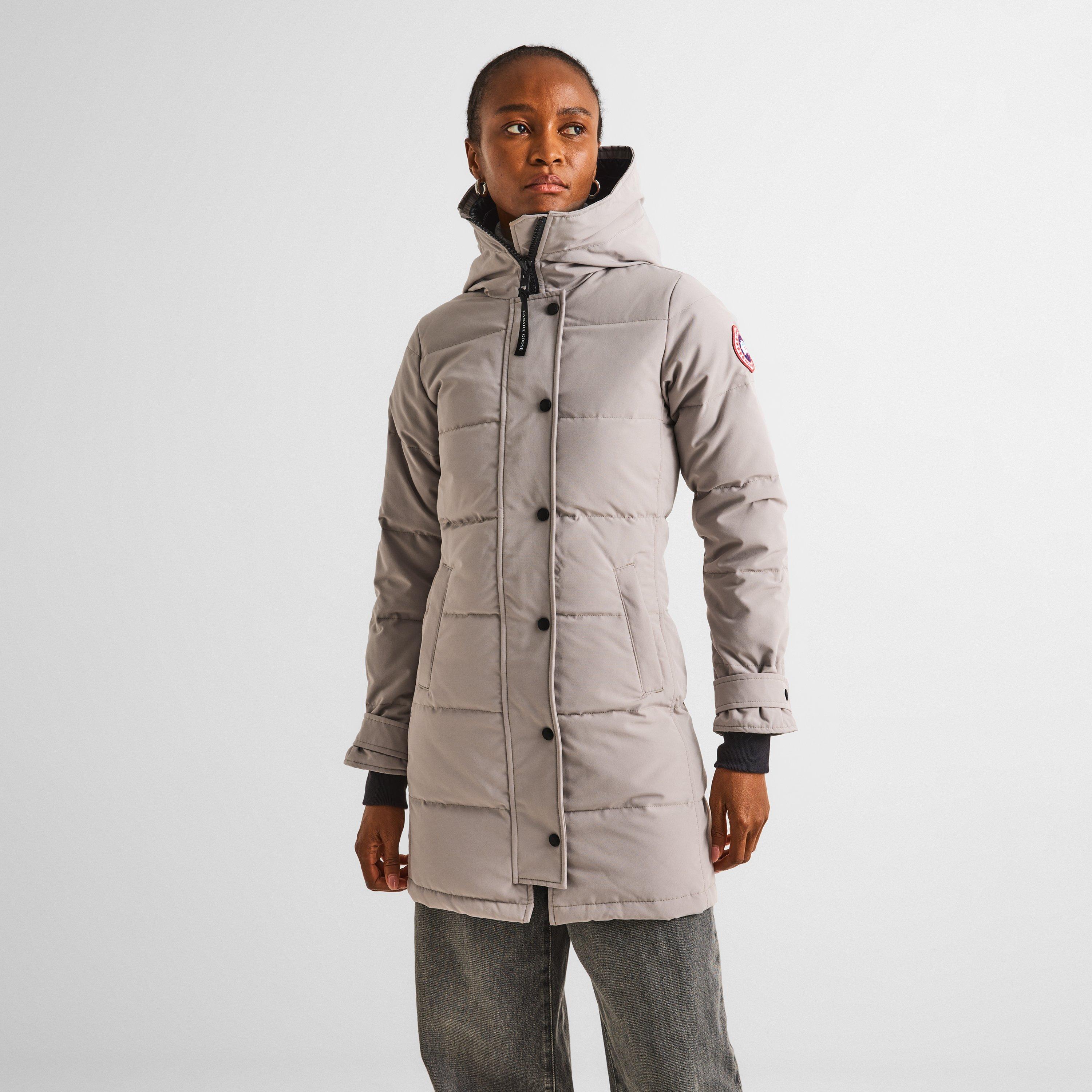 Limestone - Canada Goose - Women's Shelburne Water Resistant Arctic Tech Duck Down Mid-Length Hooded Parka - 3