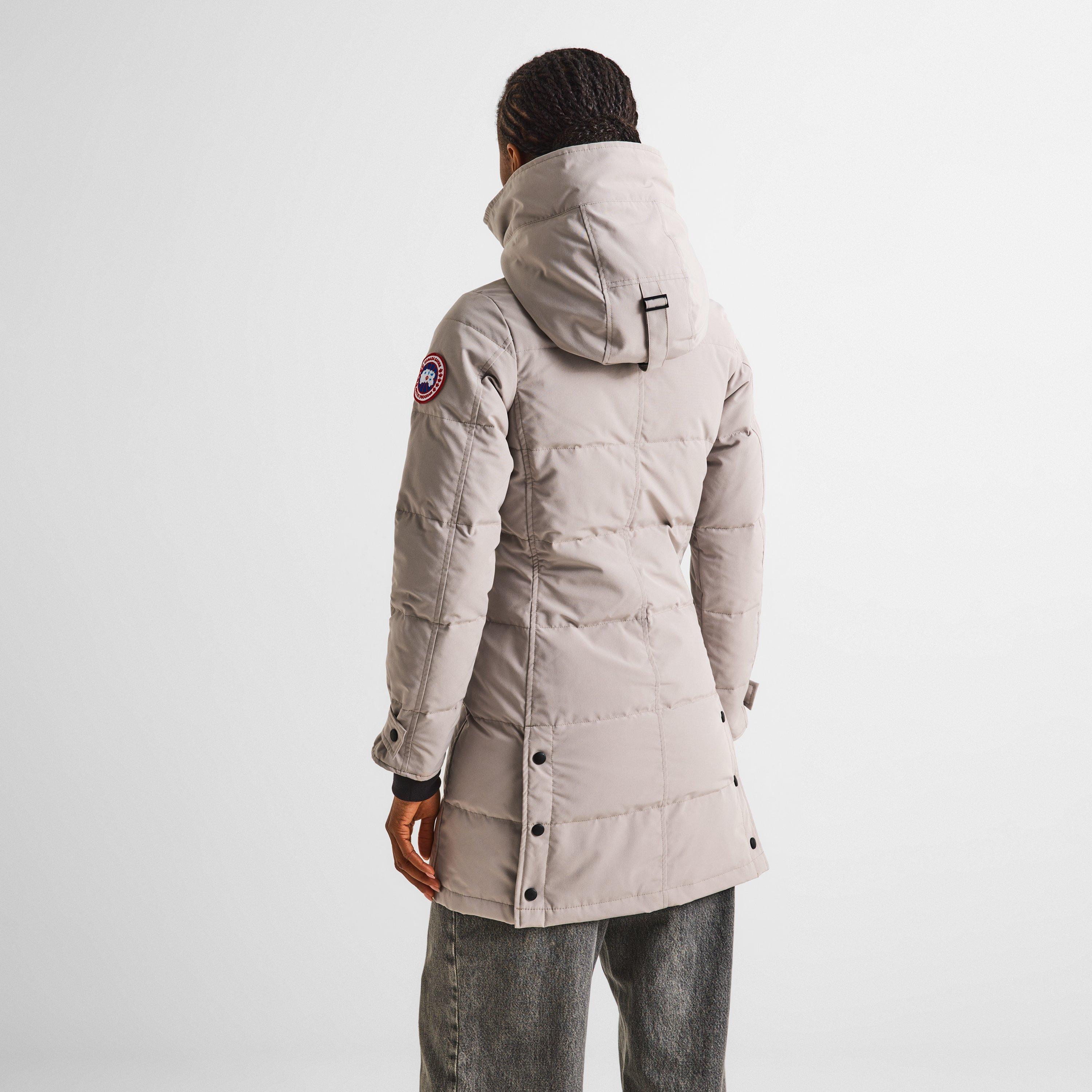 Limestone - Canada Goose - Women's Shelburne Water Resistant Arctic Tech Duck Down Mid-Length Hooded Parka - 4